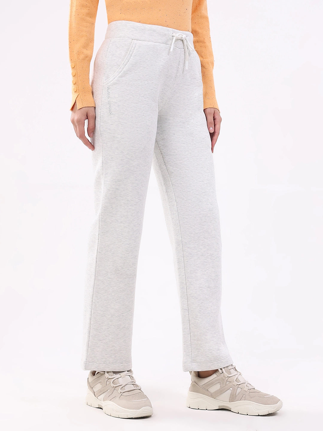 Ecru Fleece-Lined Winter Lower - Global Republic