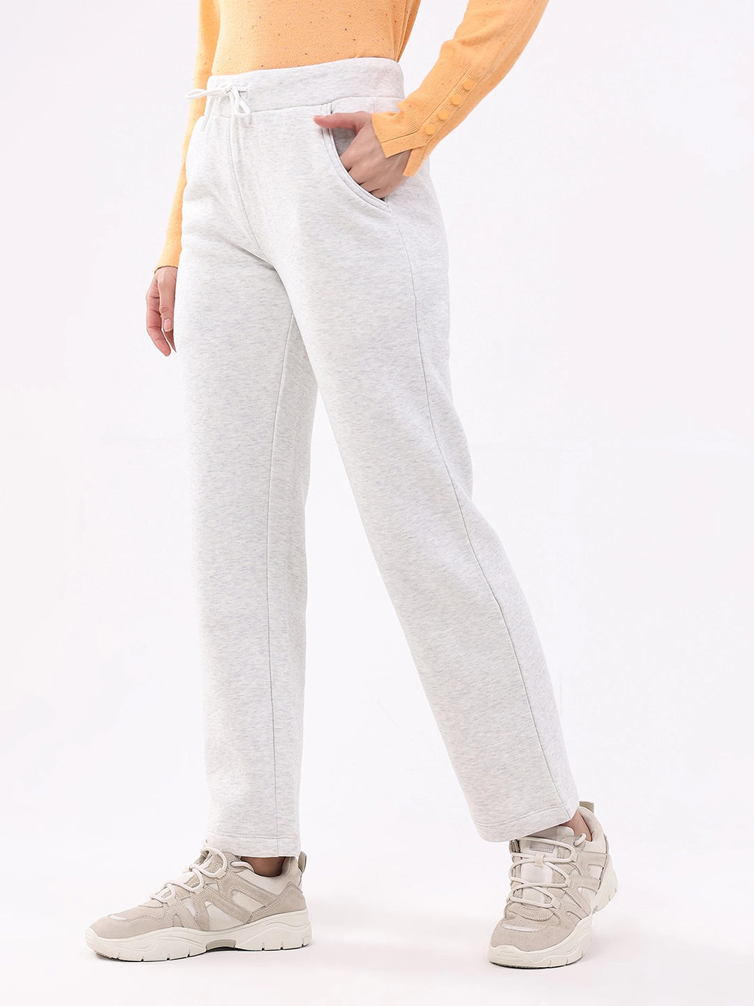 Ecru Fleece-Lined Winter Lower - Global Republic