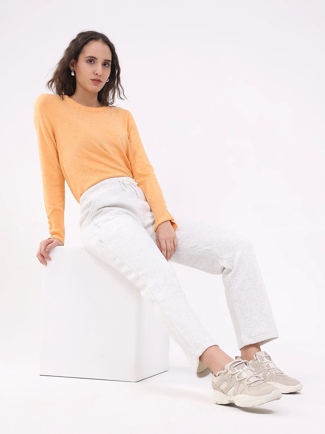 Ecru Fleece-Lined Winter Lower - Global Republic