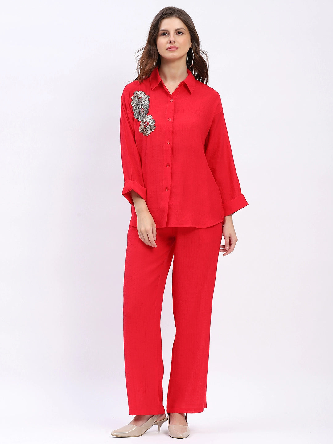 Festive Embellished Co-ord Set - Global Republic