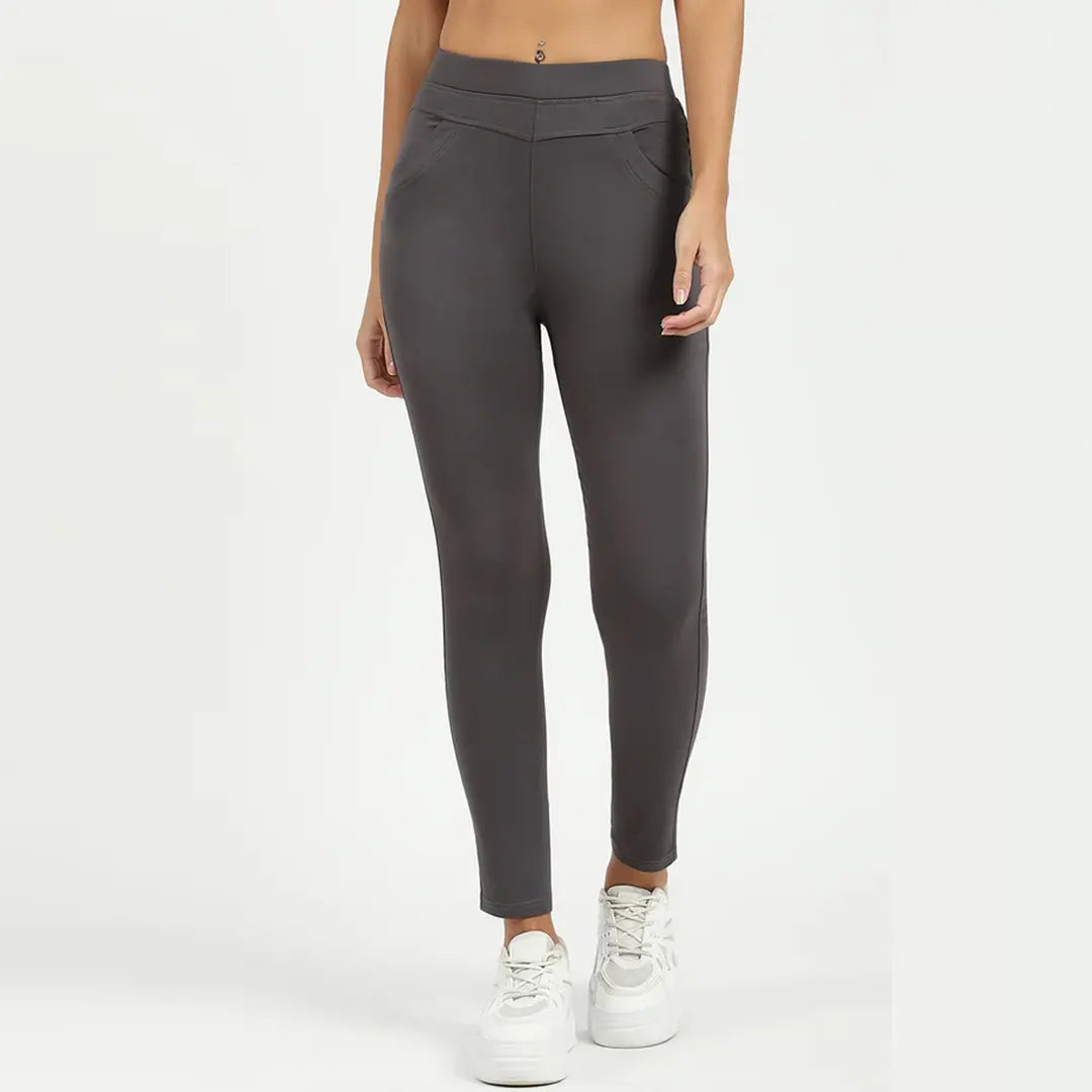 Grey Ultra Stretchable Jegging - Global Republic