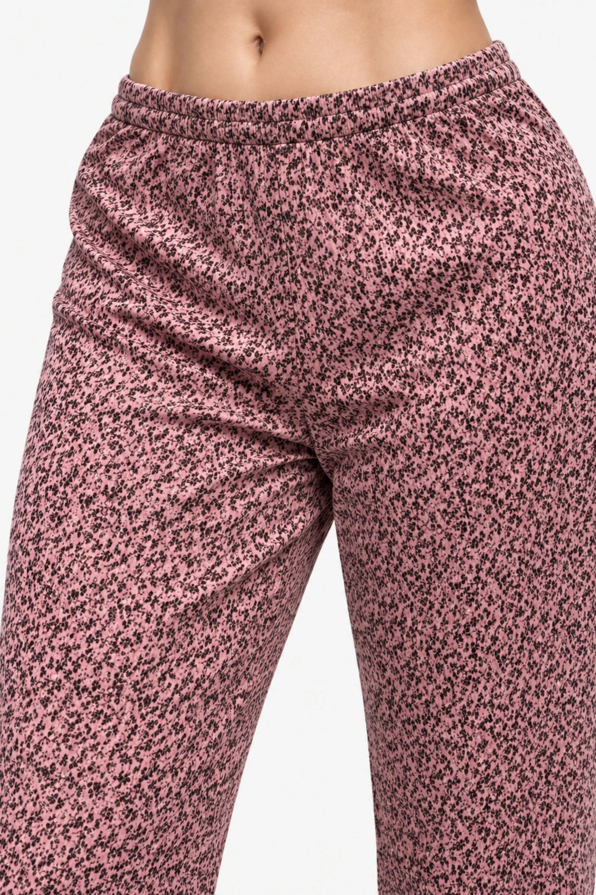 Pink Floral Winter Night Suit-Global Republic