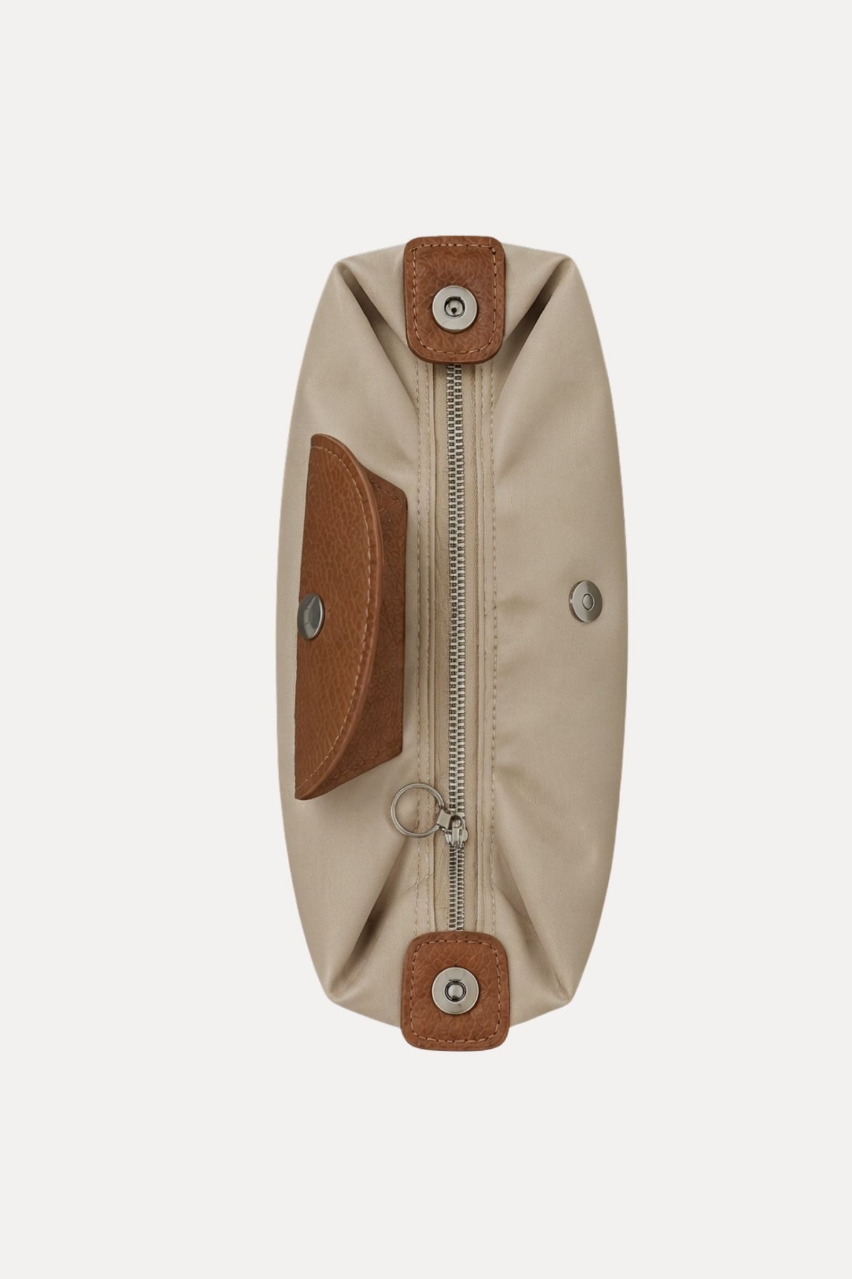 Mini Khaki Bag With Handle & Attachable Sling Strap-Global Republic