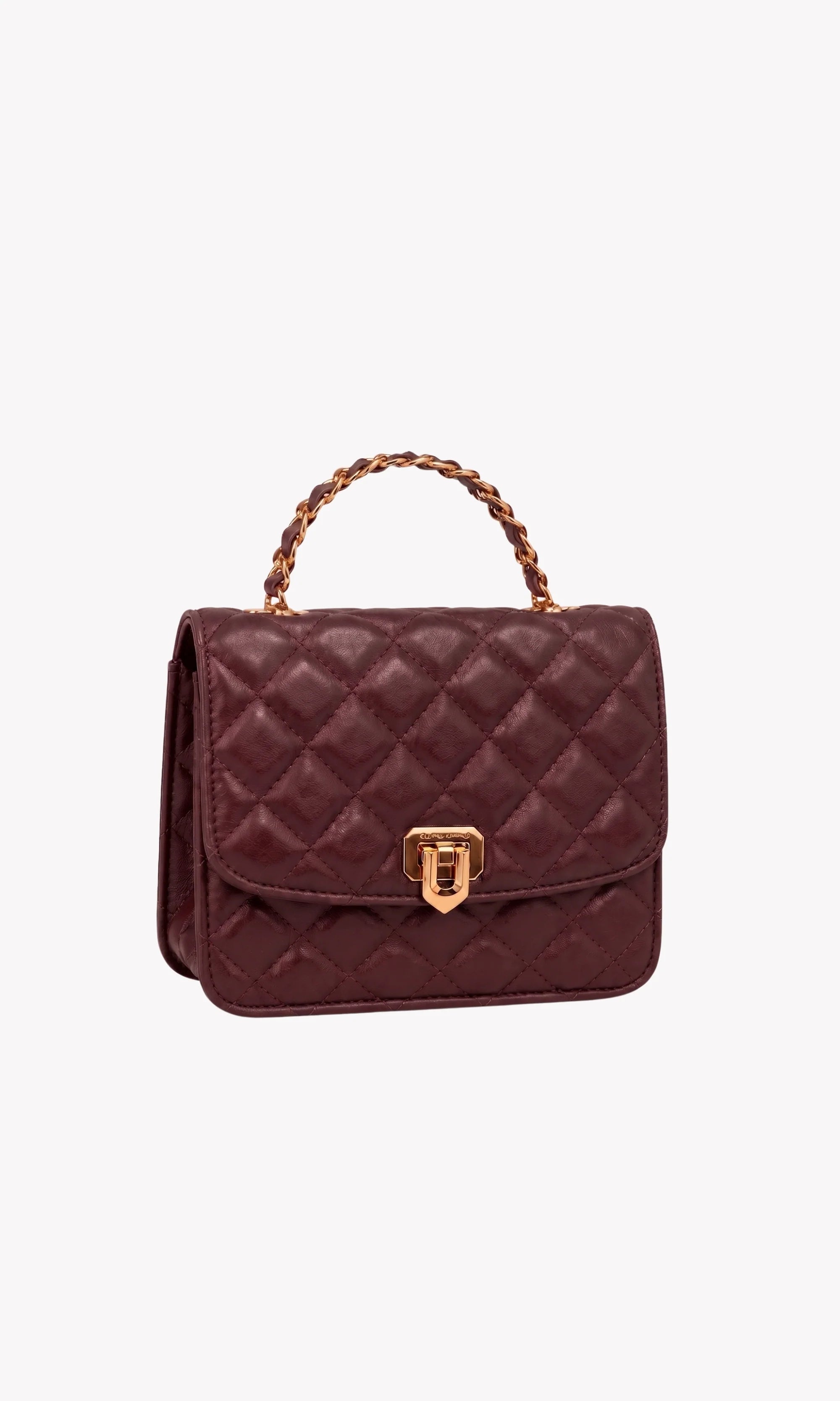 Wine Red Quilted Sling Bag-Global Republic