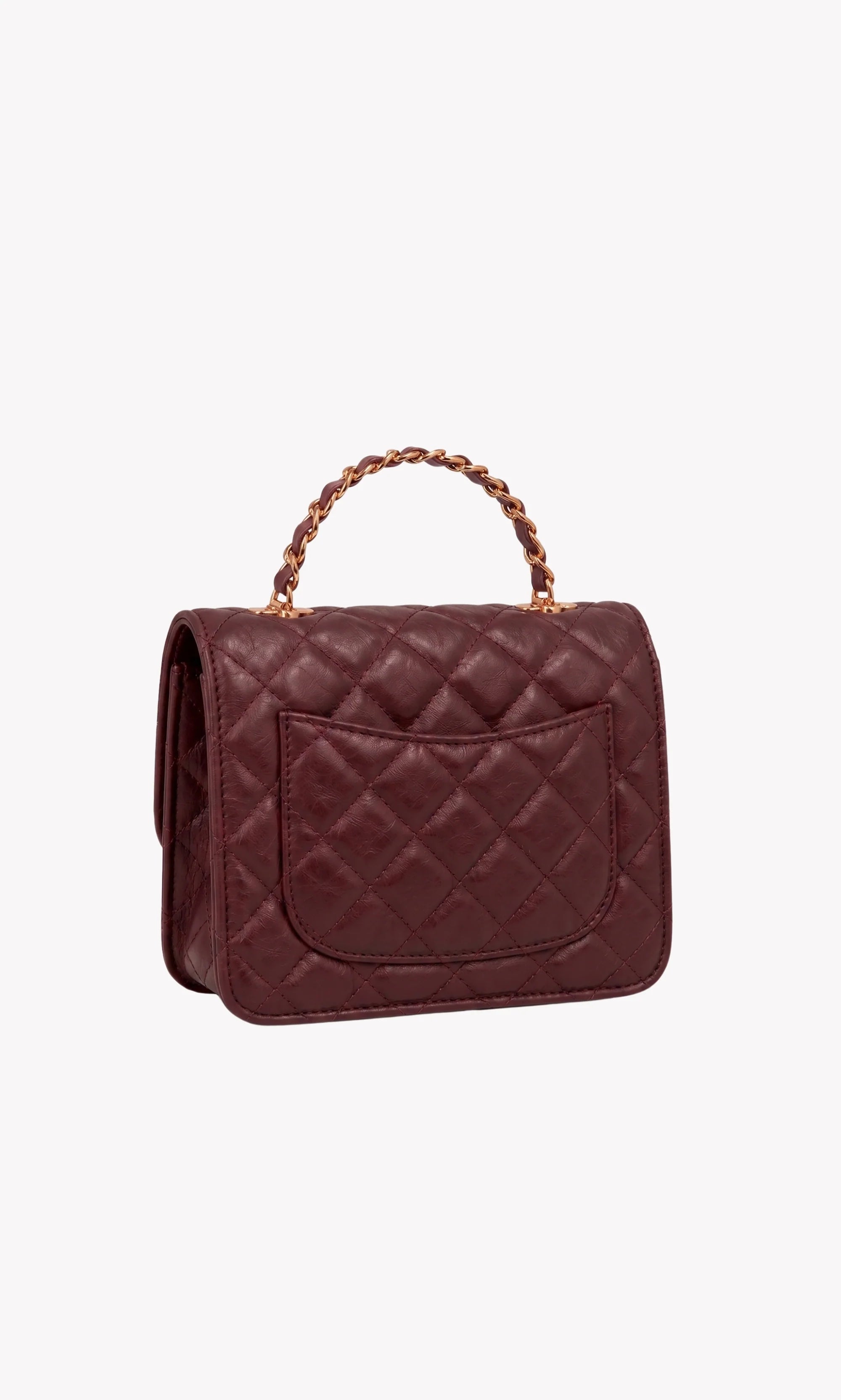 Wine Red Quilted Sling Bag-Global Republic