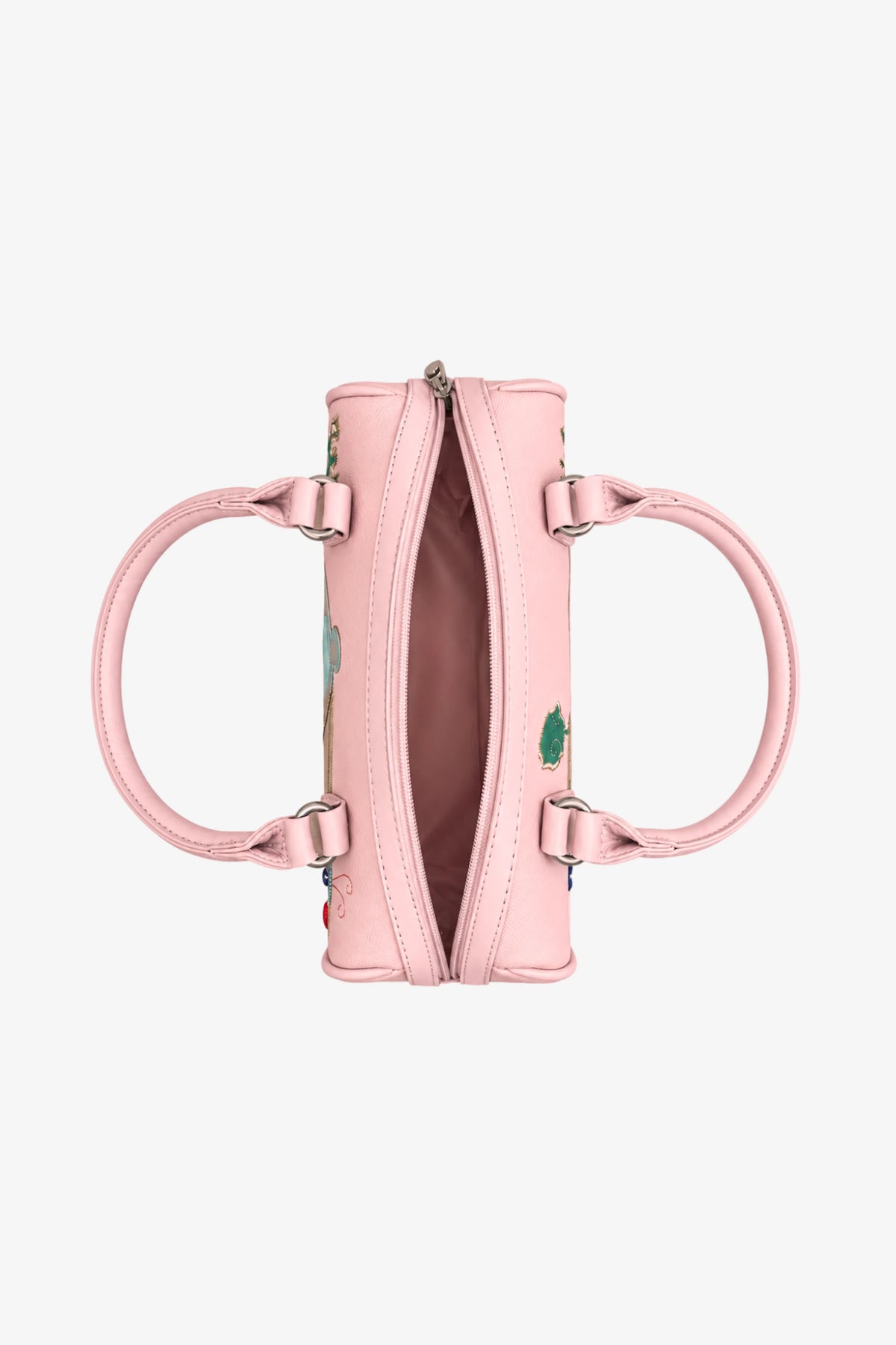 Pink Quirky Patchwork Bucket Handbag-Global Republic