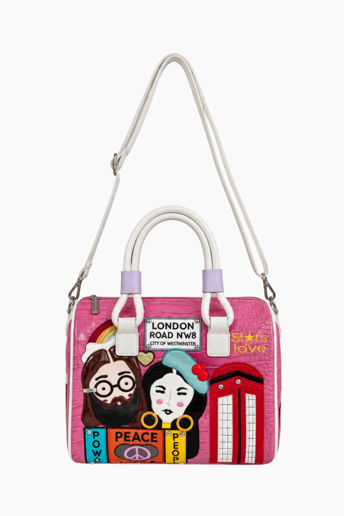 London Pop-Art Croc Handbag-Global Republic