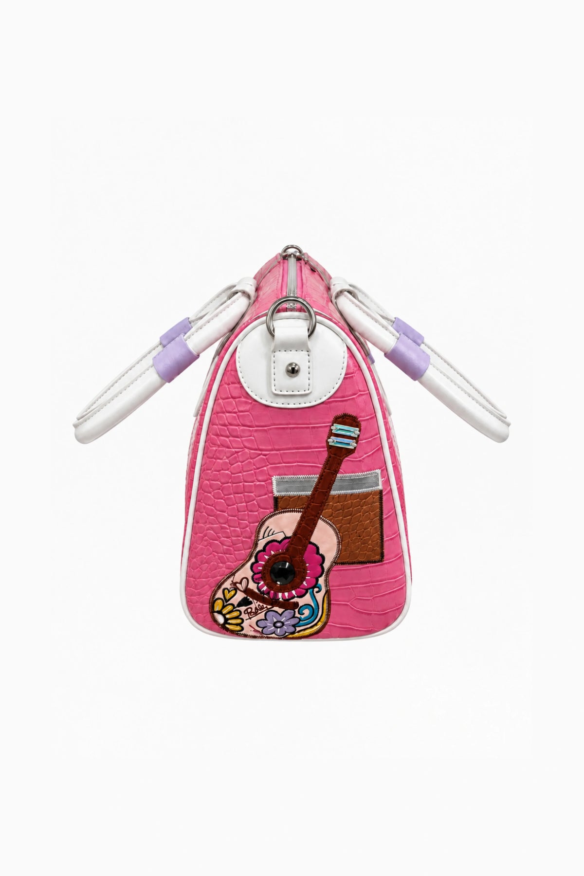 London Pop-Art Croc Handbag-Global Republic