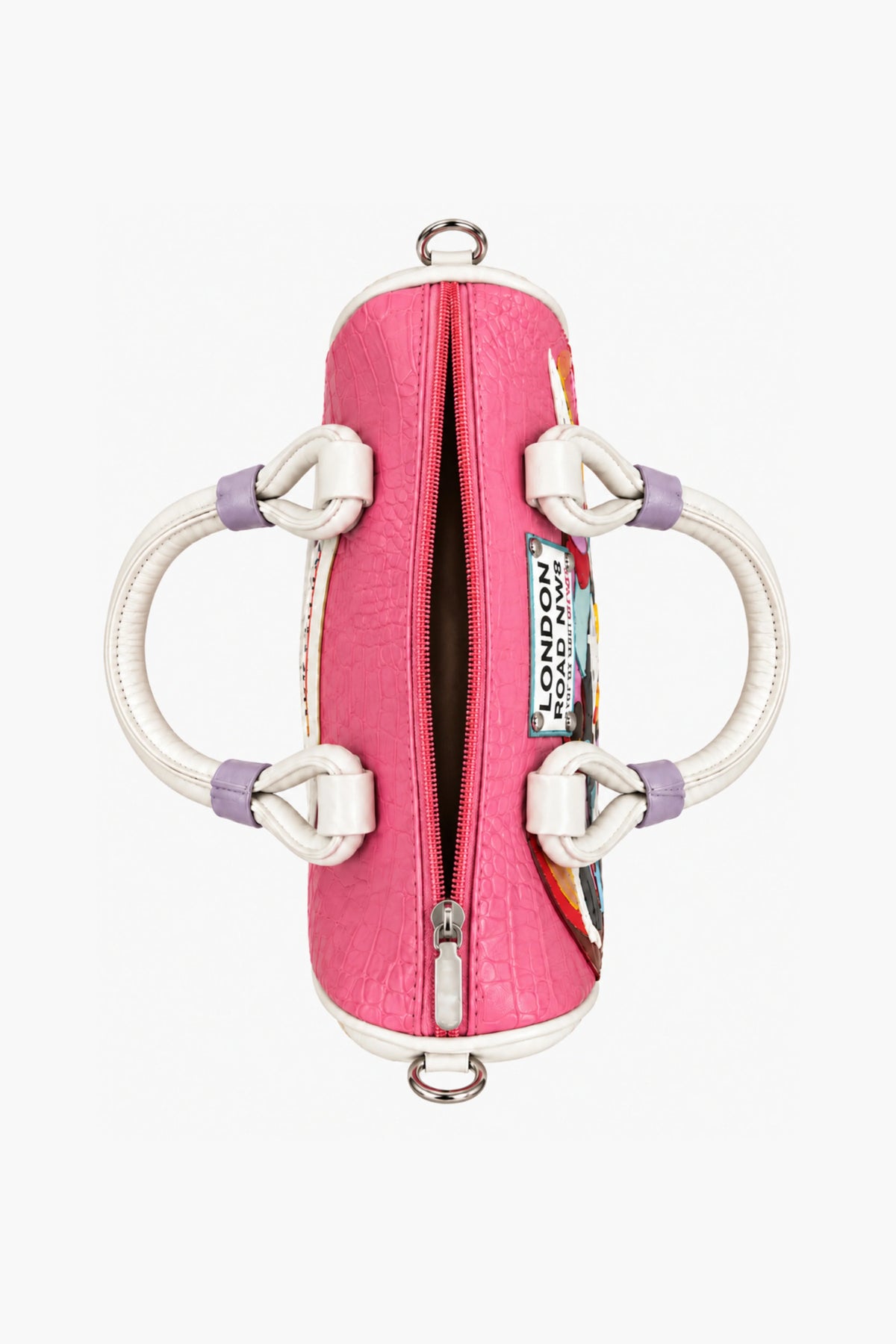 London Pop-Art Croc Handbag-Global Republic