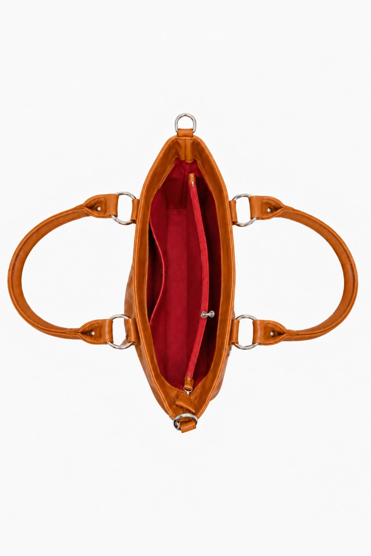 Brown Quirky Patchwork Handbag-Global Republic
