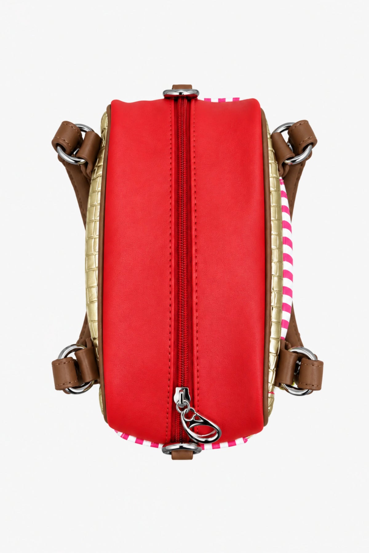 Golden Quirky Patchwork Handbag-Global Republic