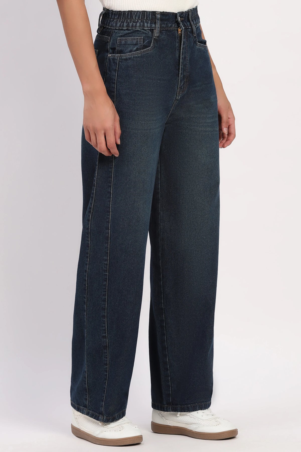 Mud Blue Boyfriend Jeans-Global Republic