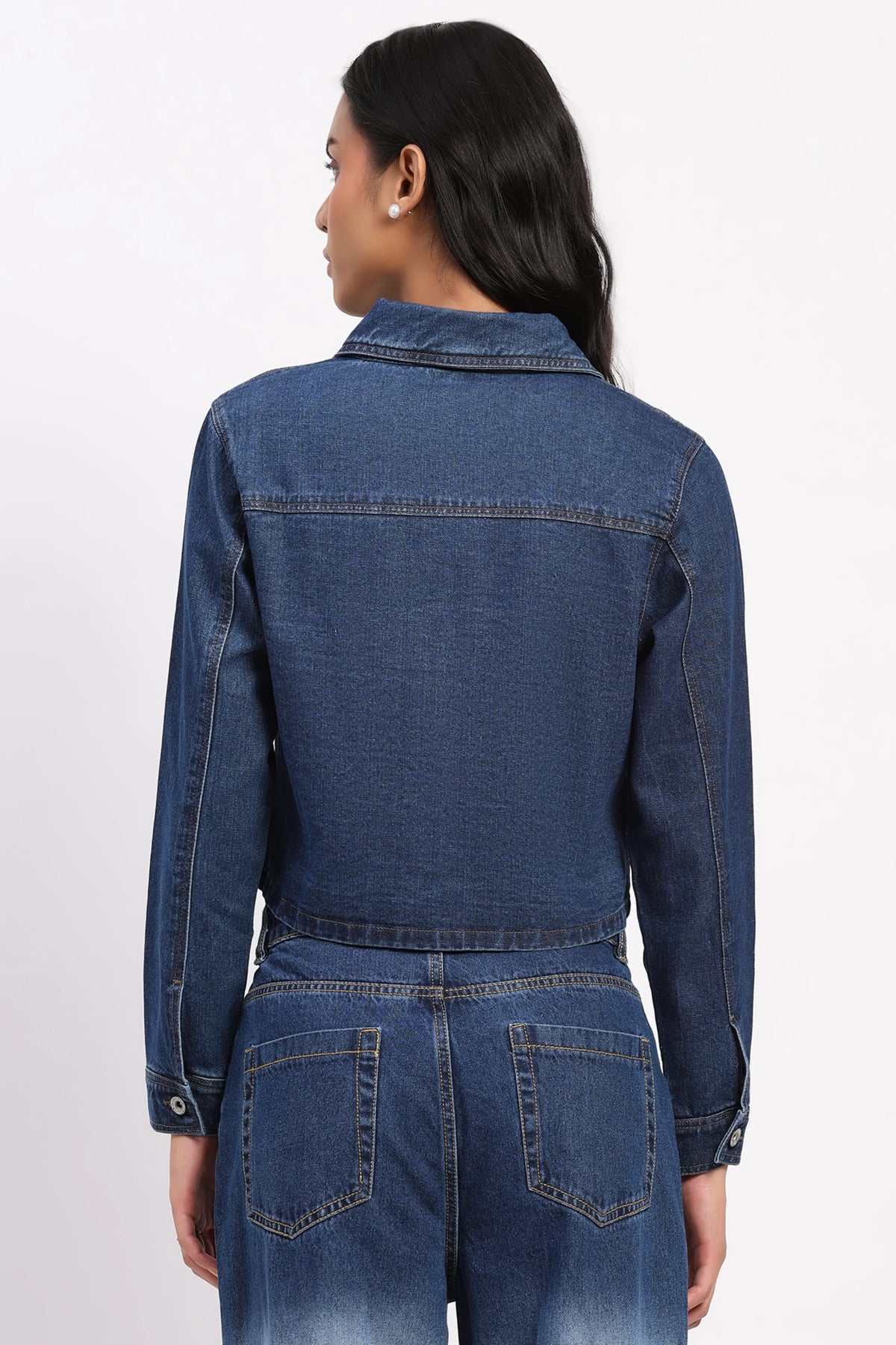 Classic Denim Shacket-Global Republic