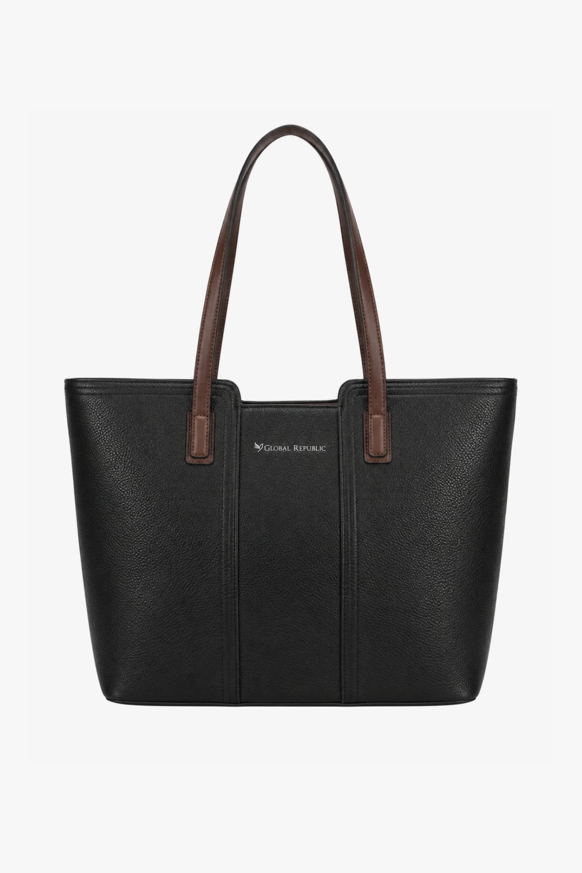 Black Smart Tote Bag-Global Republic