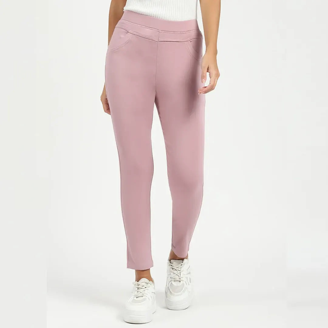 Pink Ultra Stretchable Jegging - Global Republic