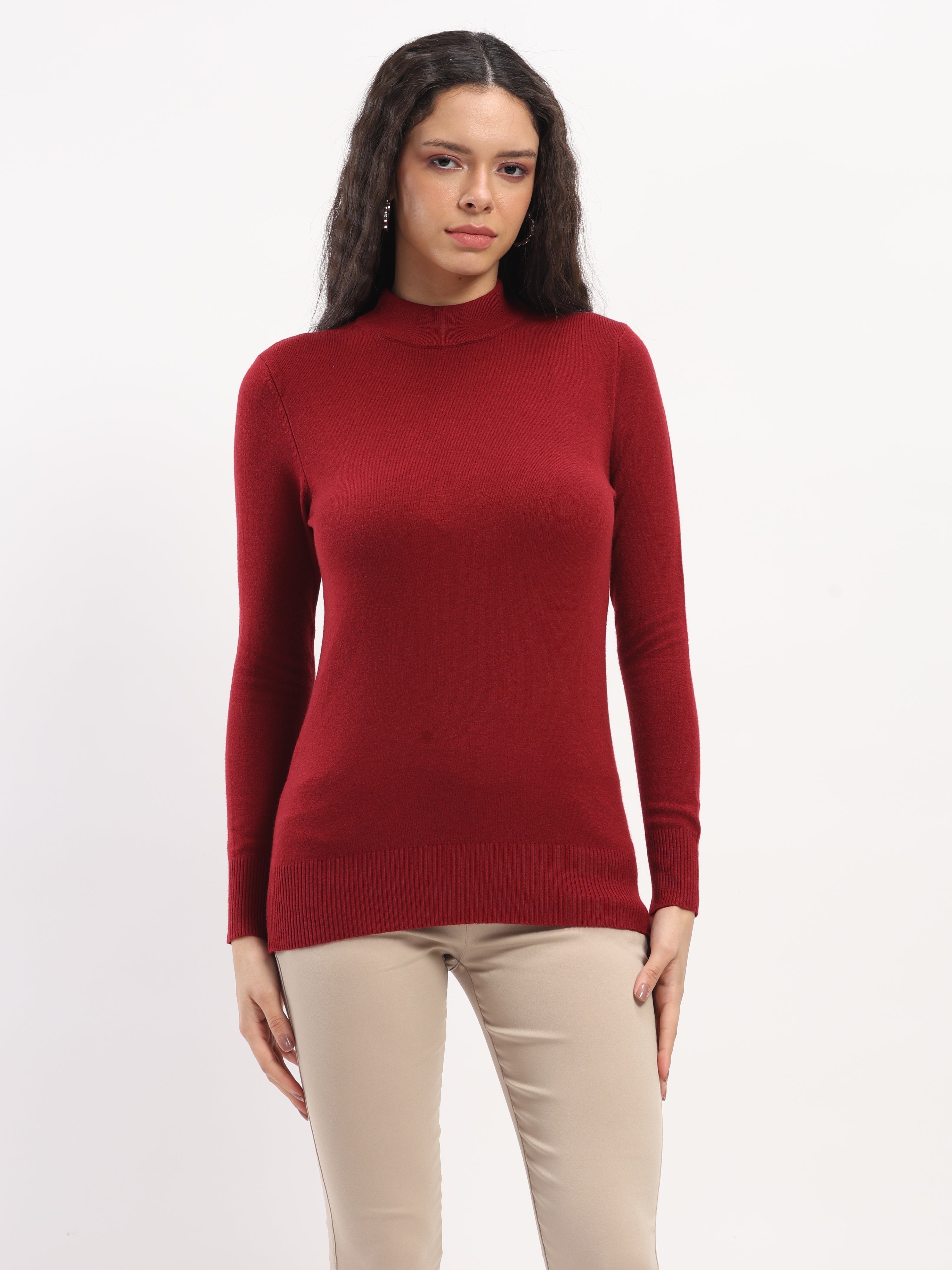 Wine Snug Fit Skivvy - Global Republic