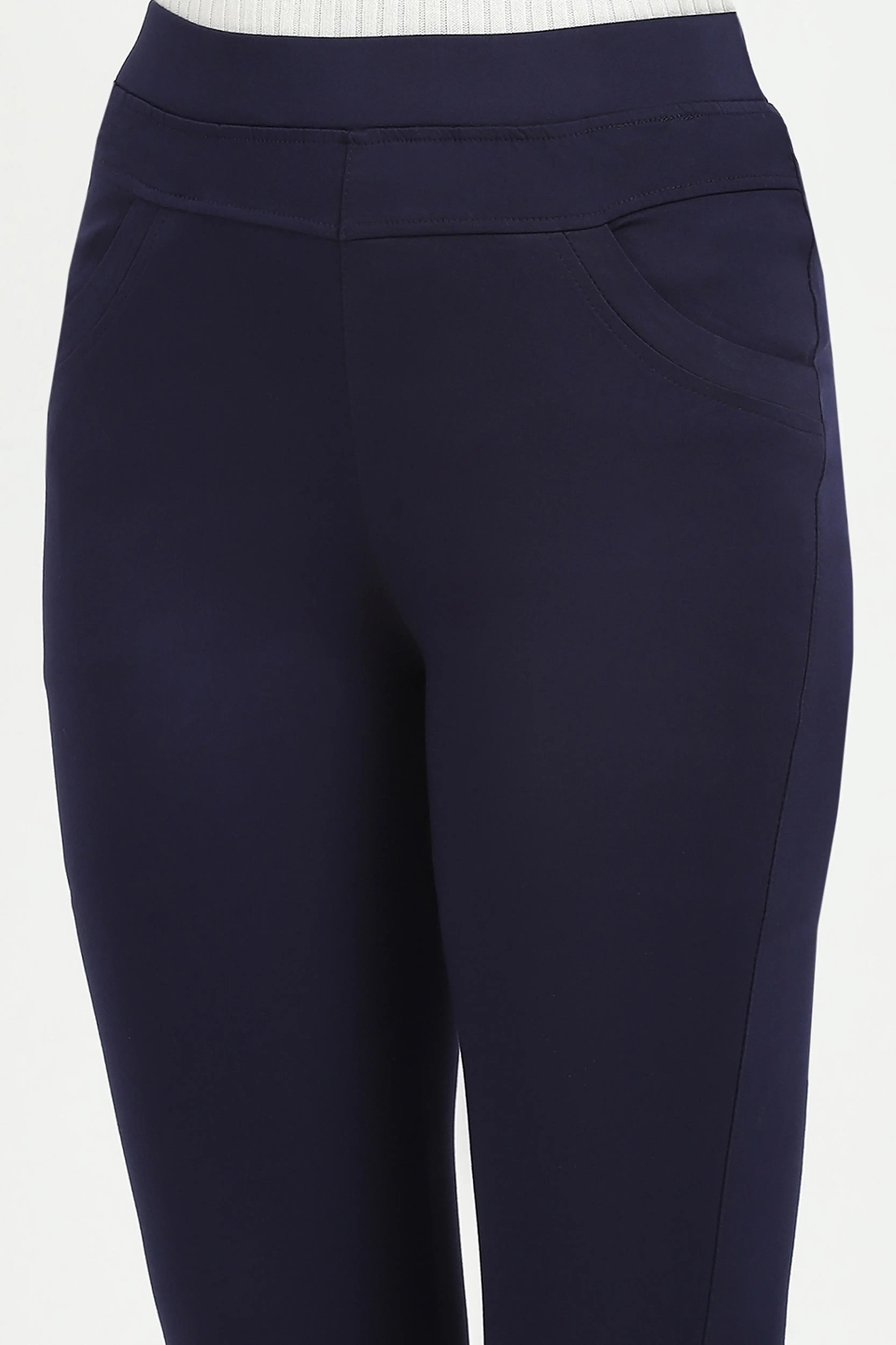 Navy Blue Stretchable Jegging