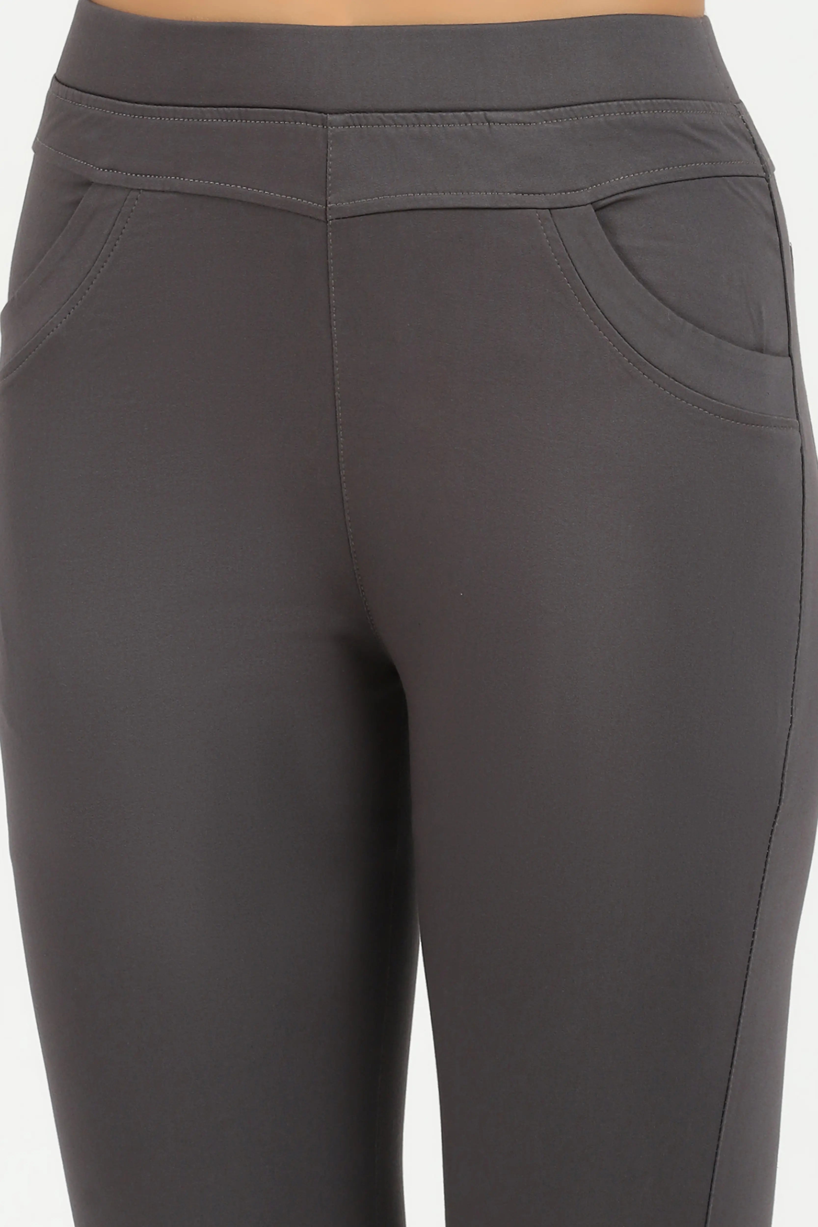 Grey Ultra Stretchable Jegging - Global Republic