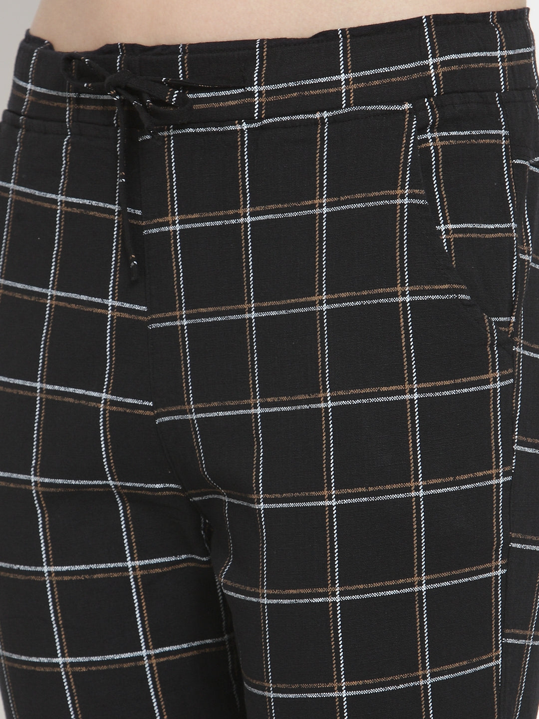 Beige Checkered Lower - Global Republic