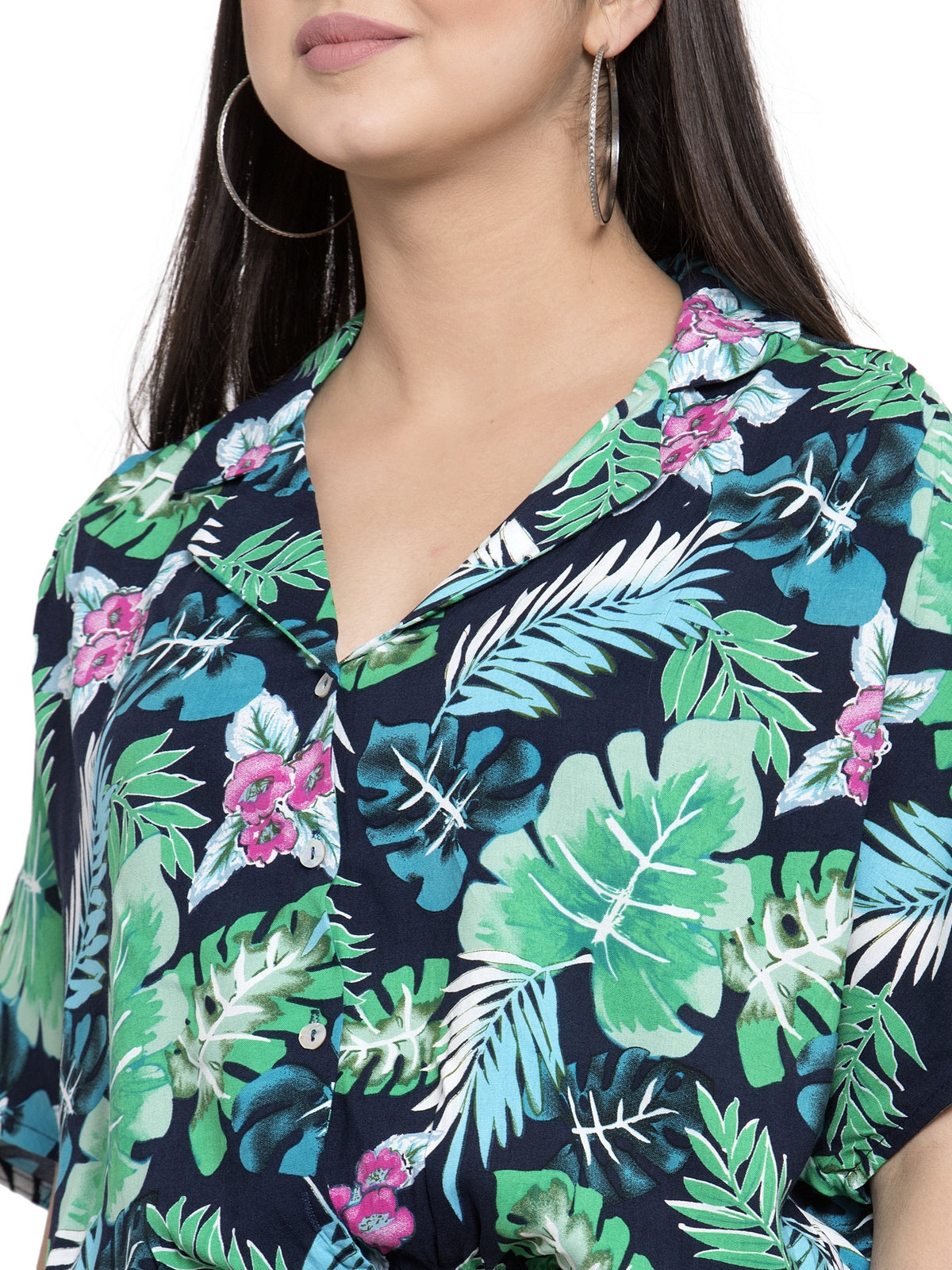 Women Short Sleeve Blouson Tops - Global Republic