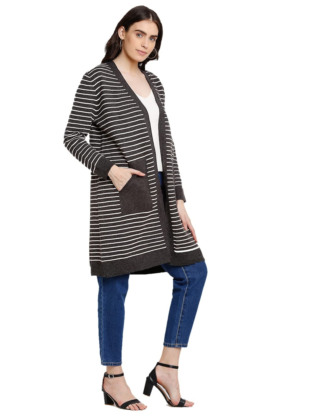 Black Knitted Winter Shrug - Global Republic