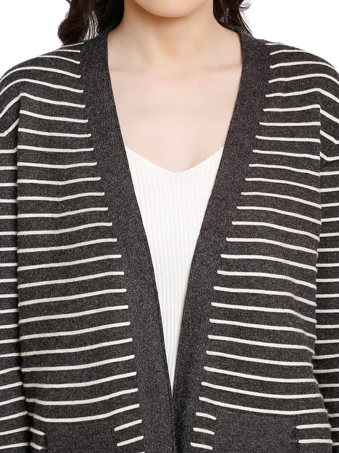 Black Knitted Winter Shrug - Global Republic