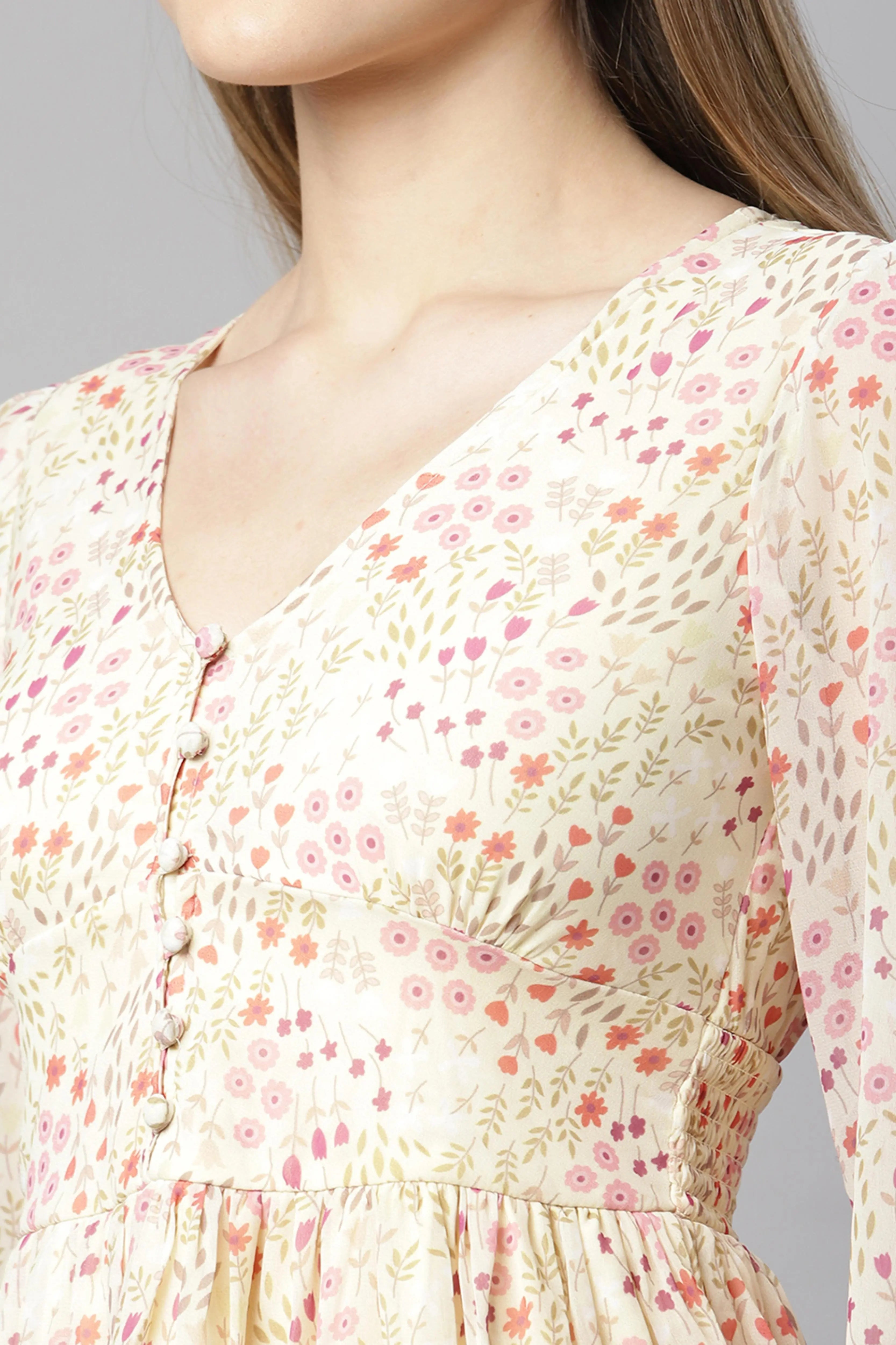 women pink hosiery printed dress