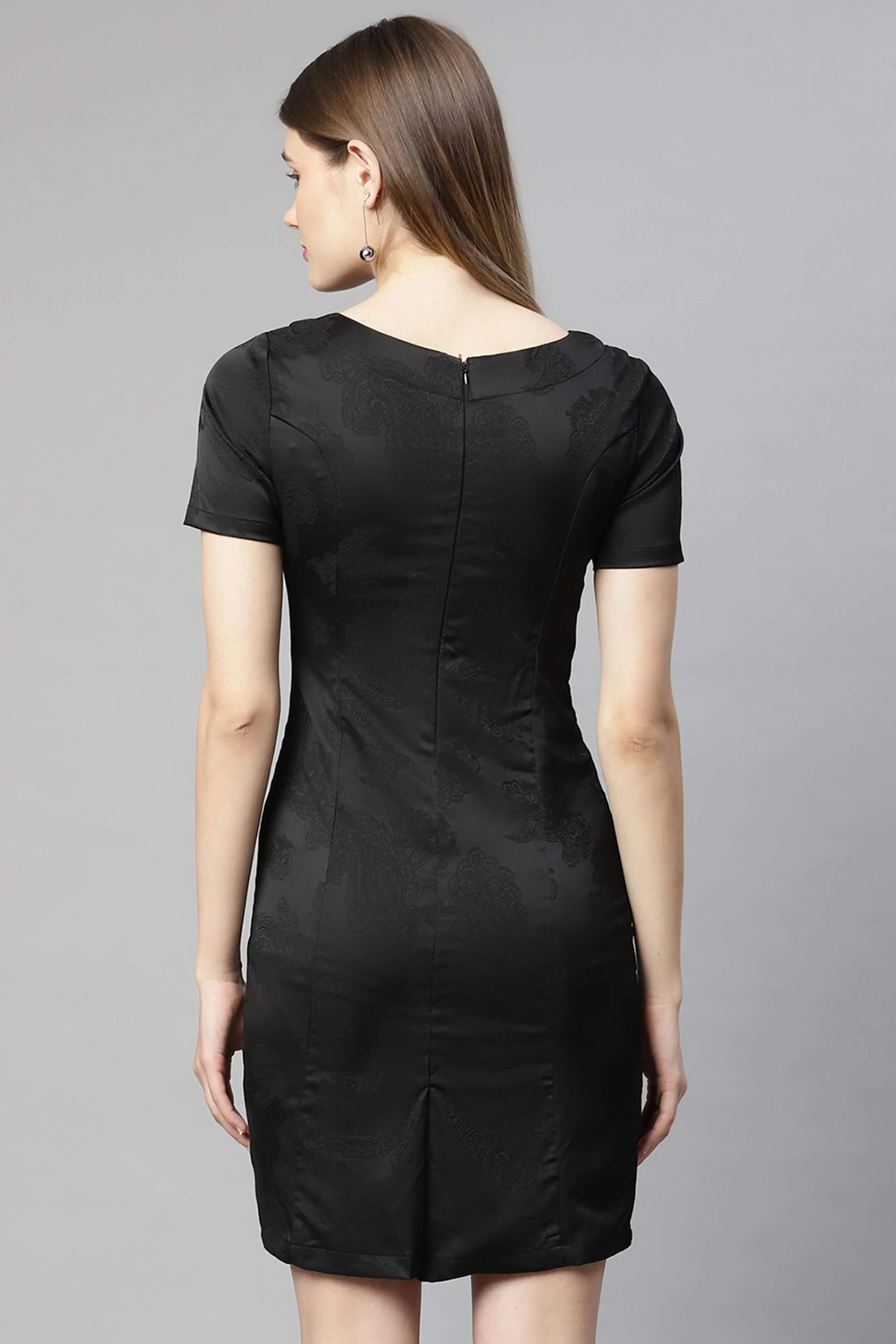 Women Black Hosiery Dress