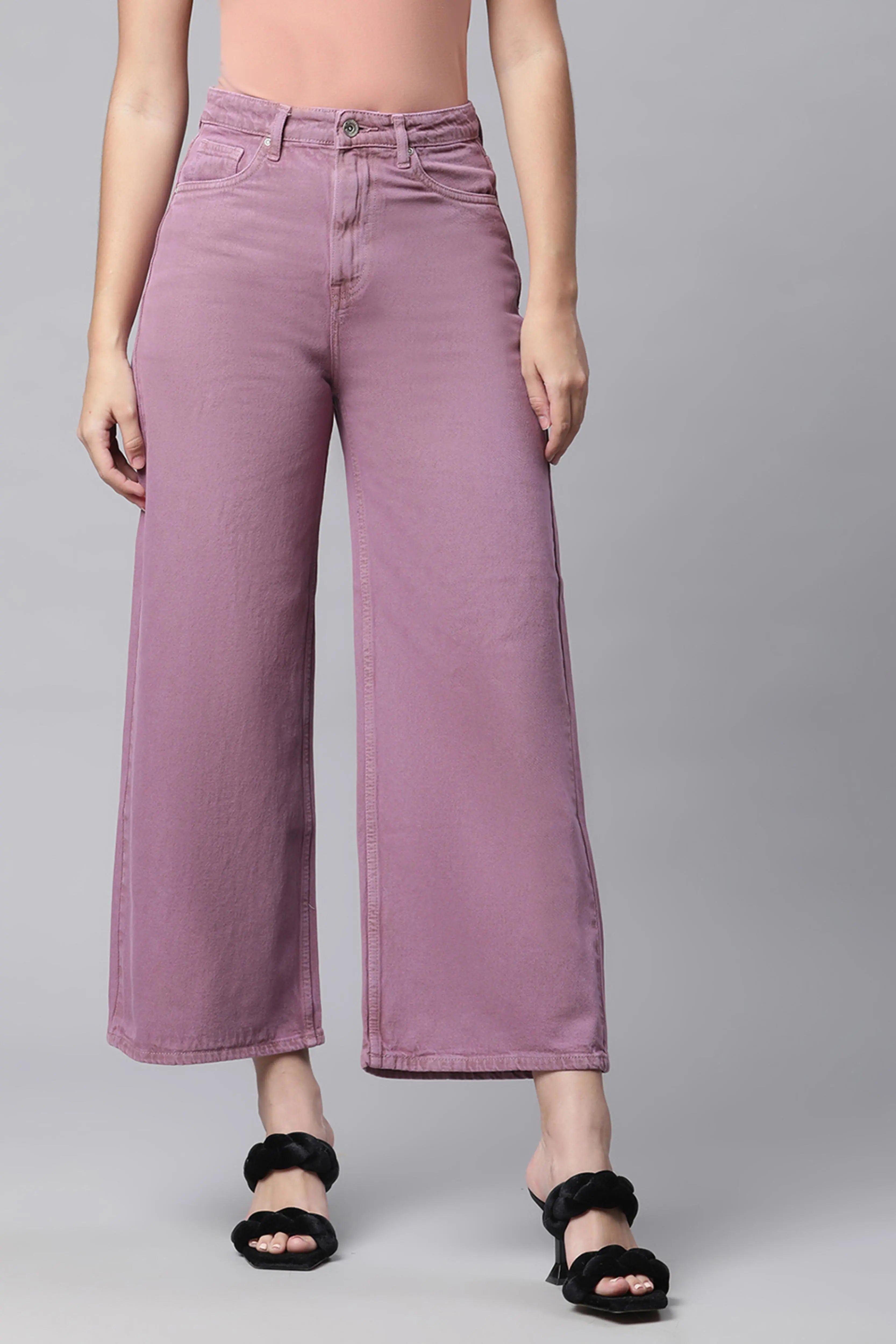 purple jeans