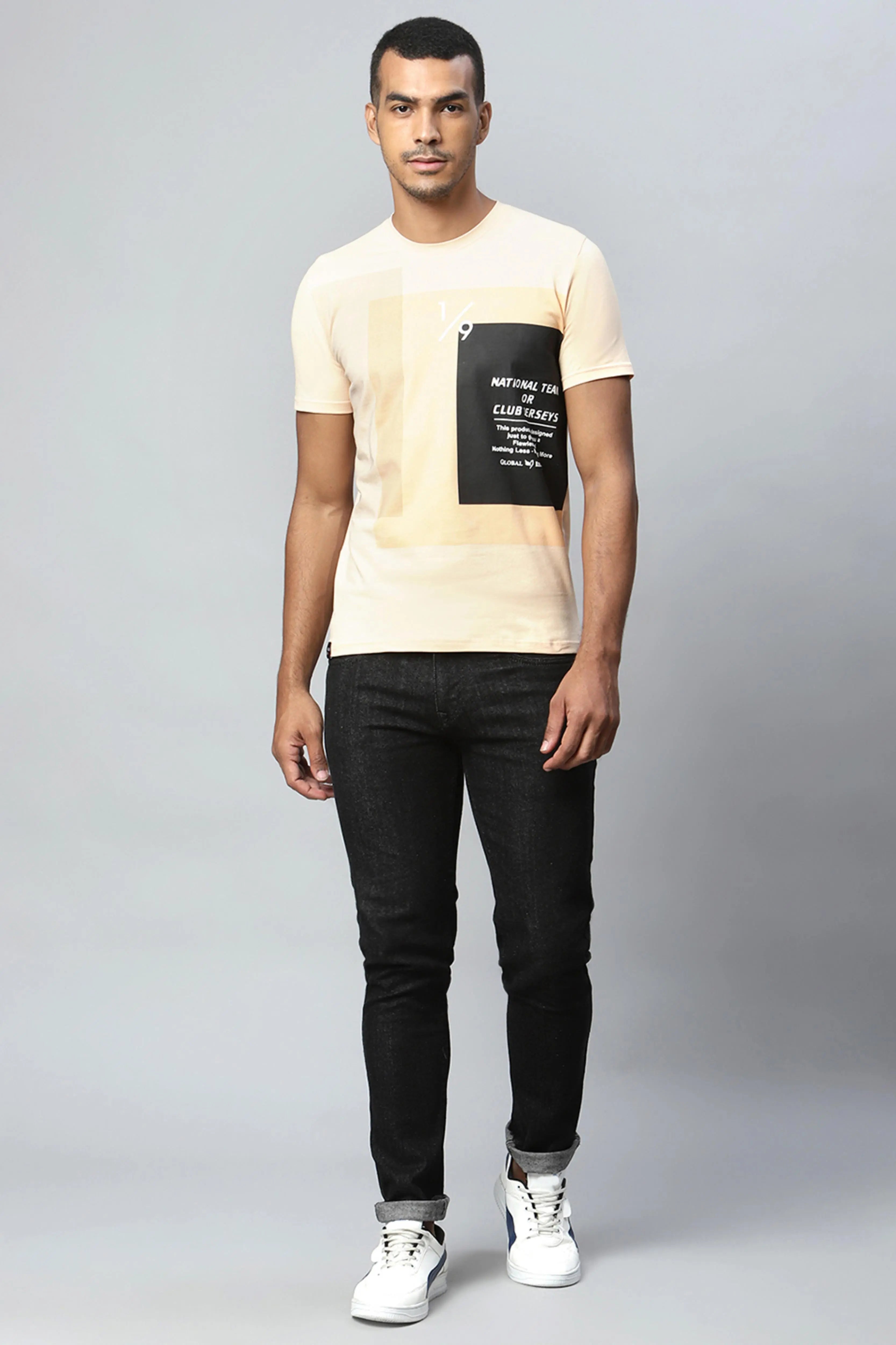 Peaches Alpha Printed T-Shirt