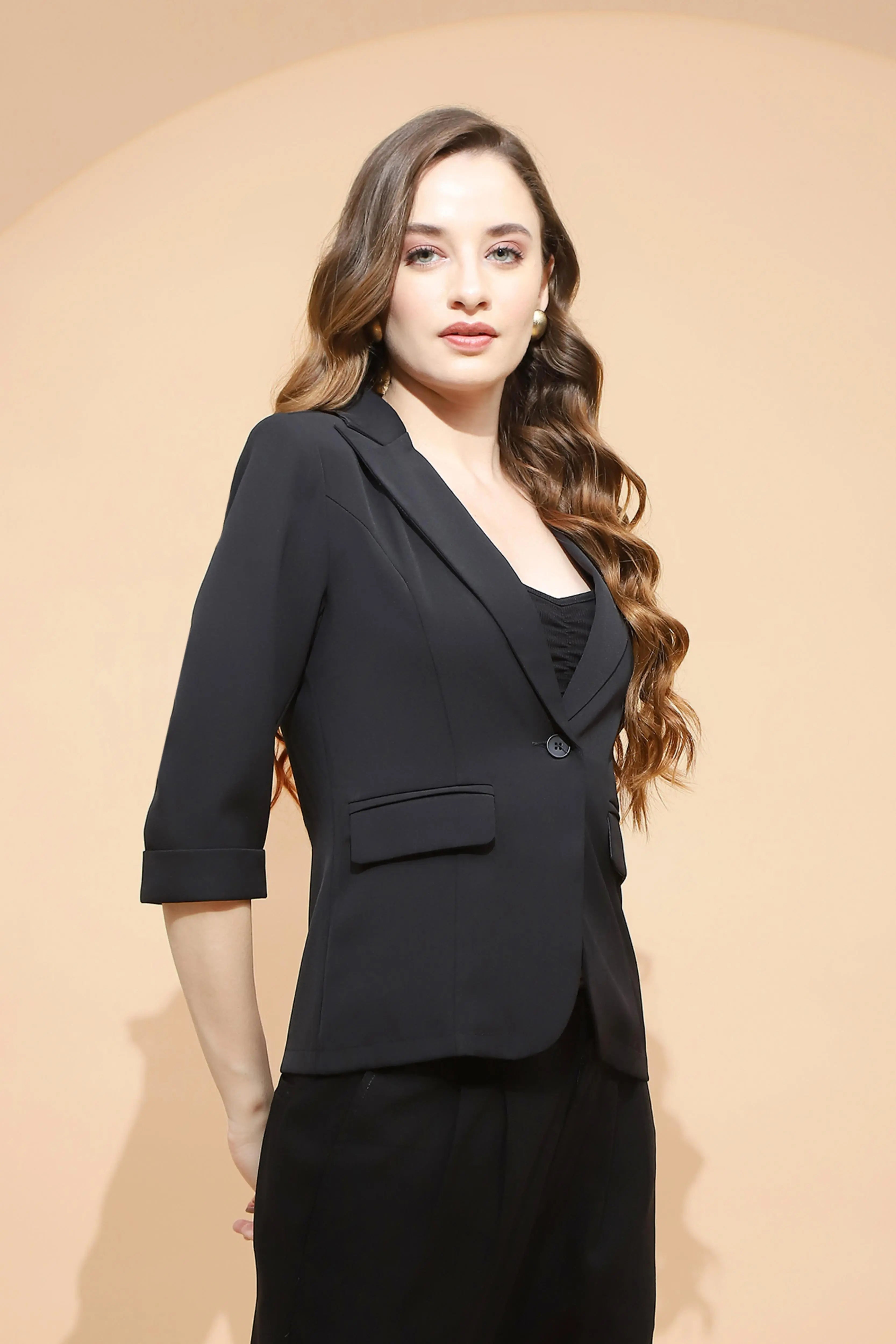 Black Formal Coat - Global Republic