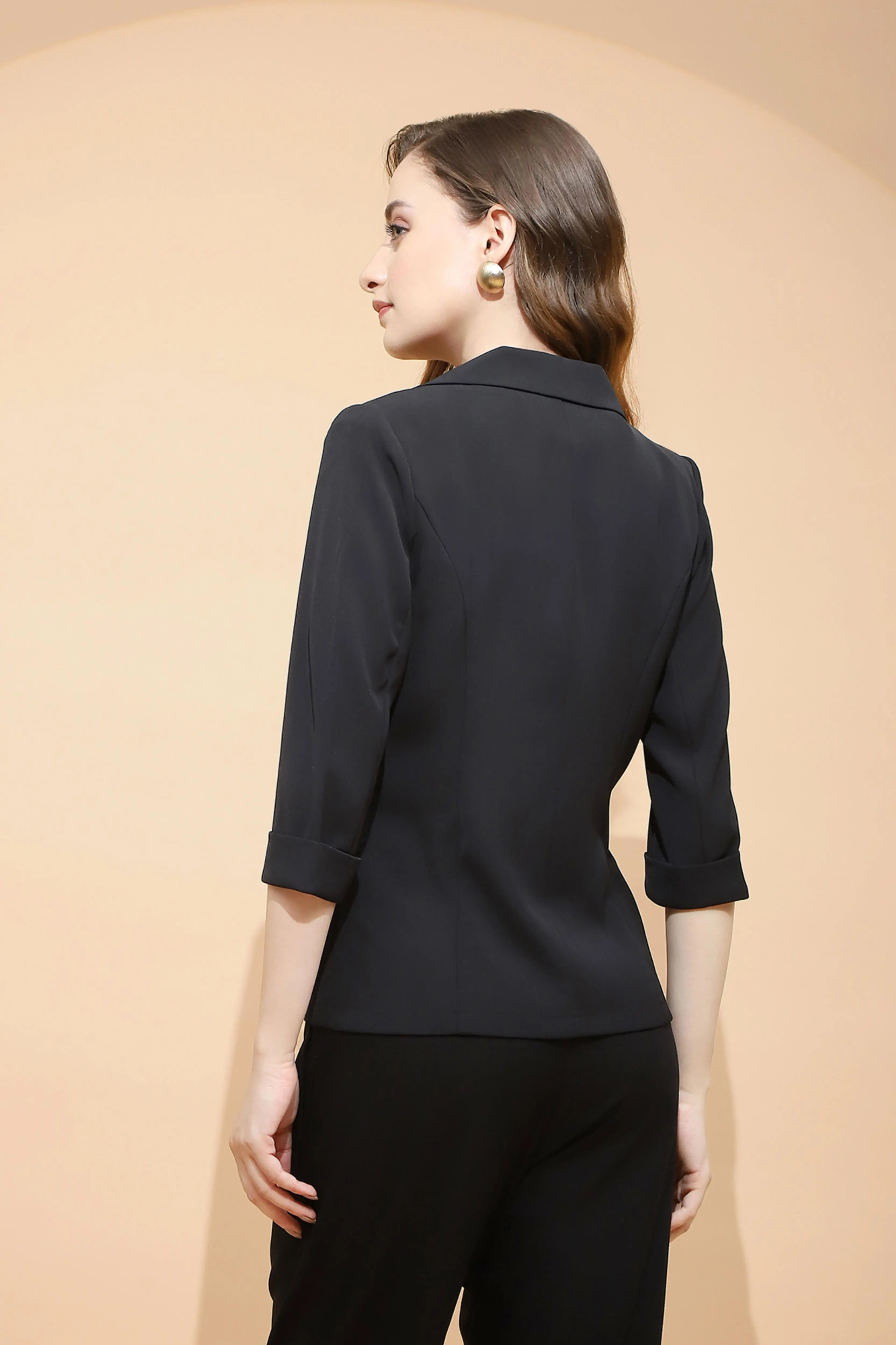 Black Formal Coat - Global Republic