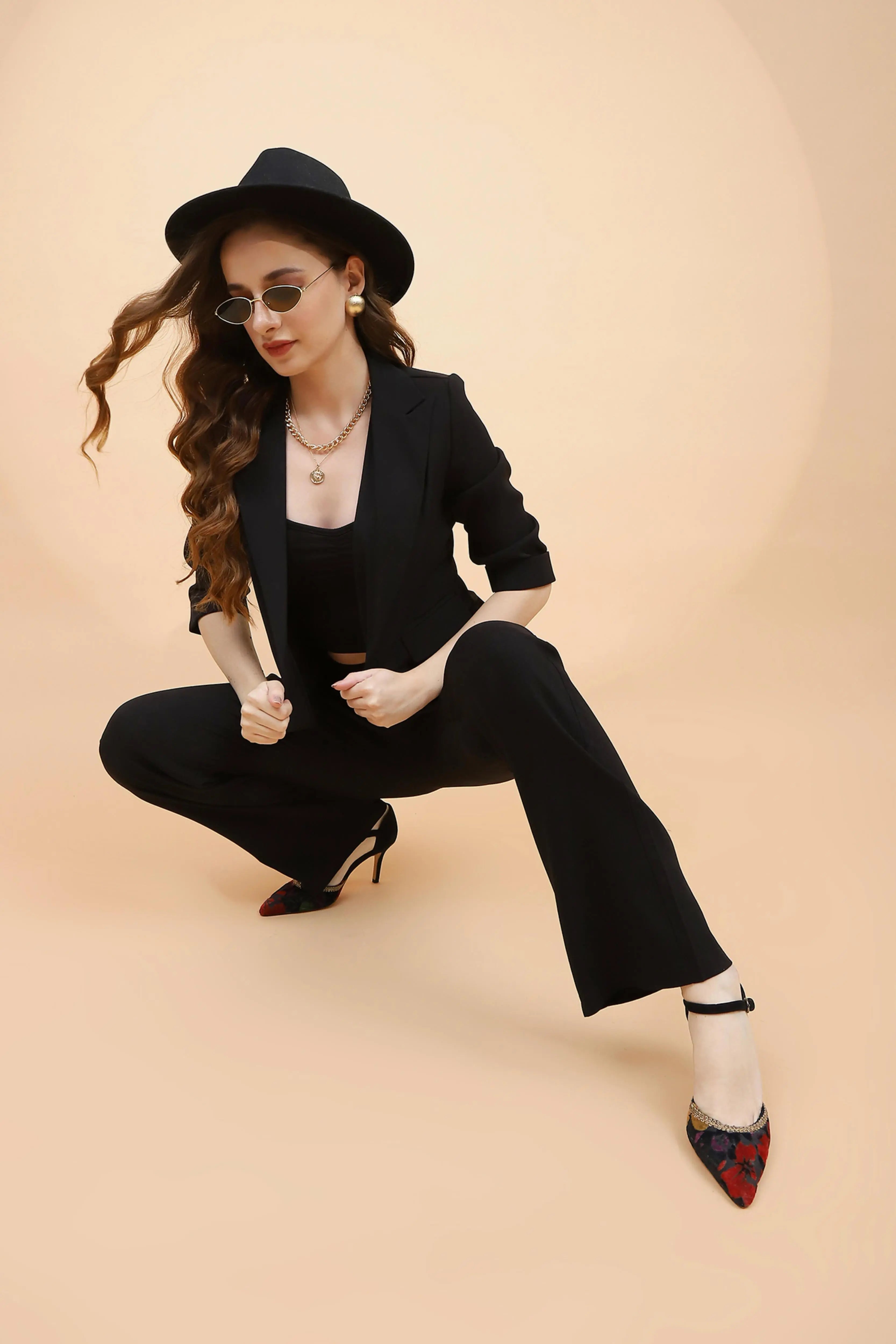 Black Formal Coat - Global Republic