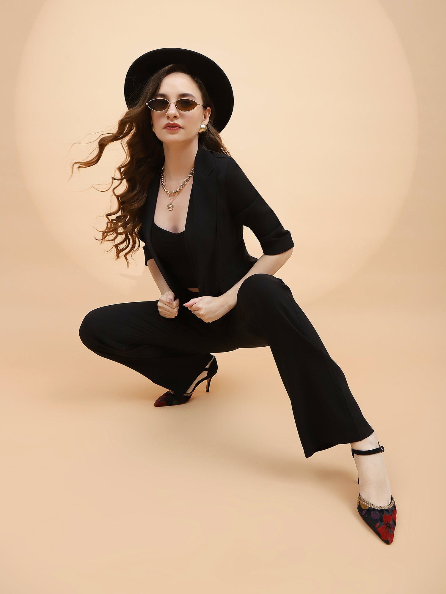 Black Formal Coat - Global Republic