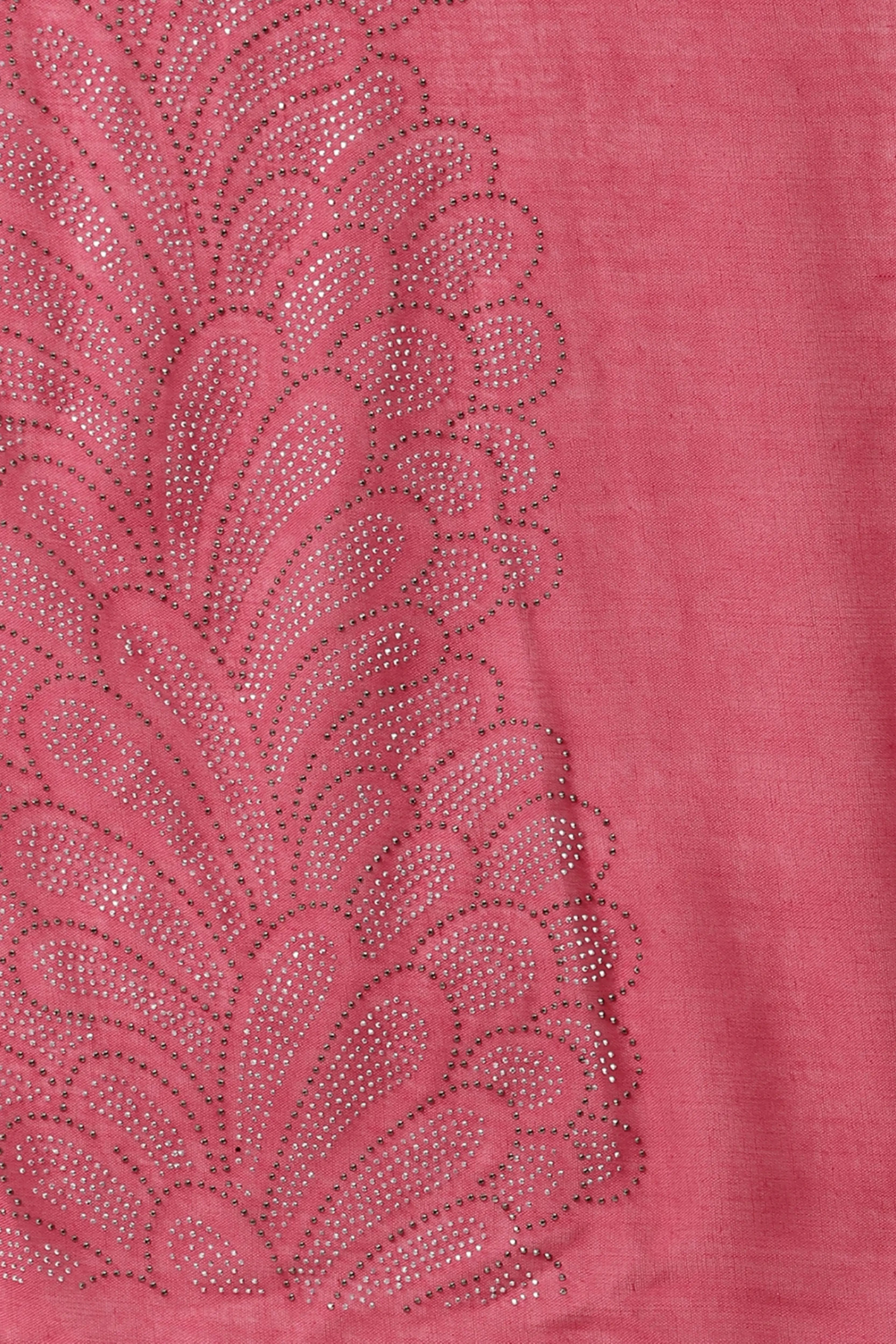 Women Tomato Red Aplic Work Stole