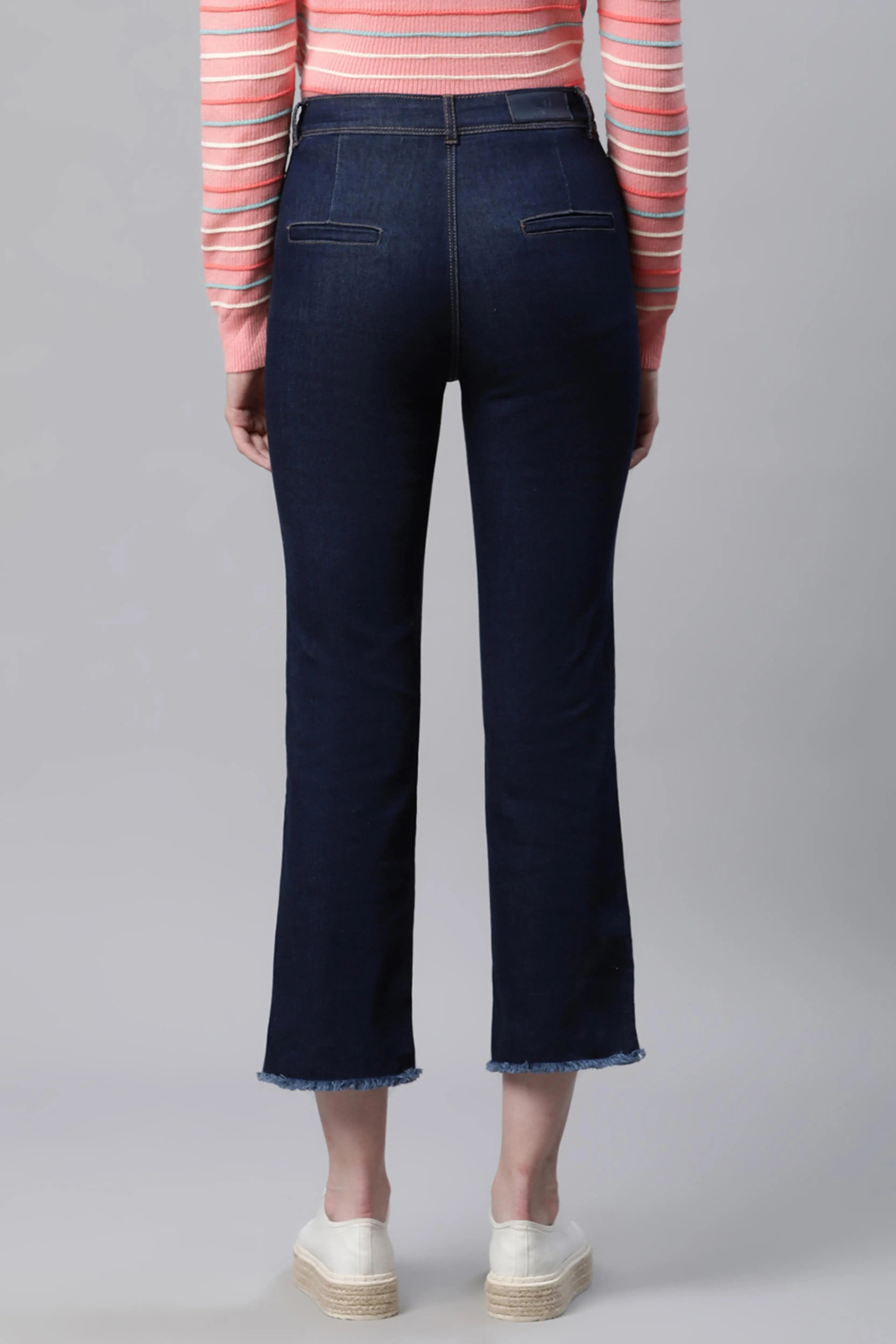 mid rise blue slim fit jeans