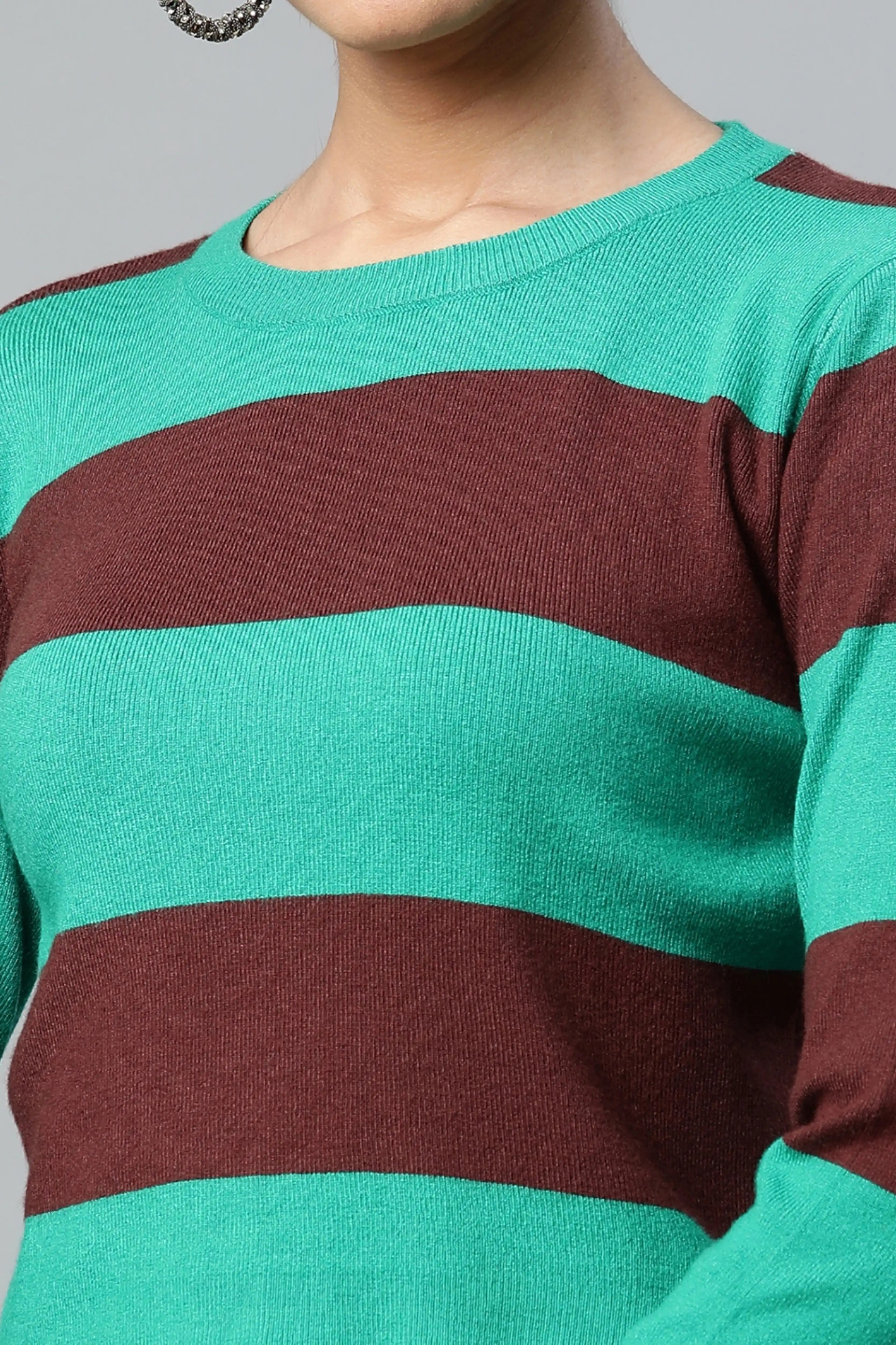 Green & Brown Solid Viscose Co-ord Set