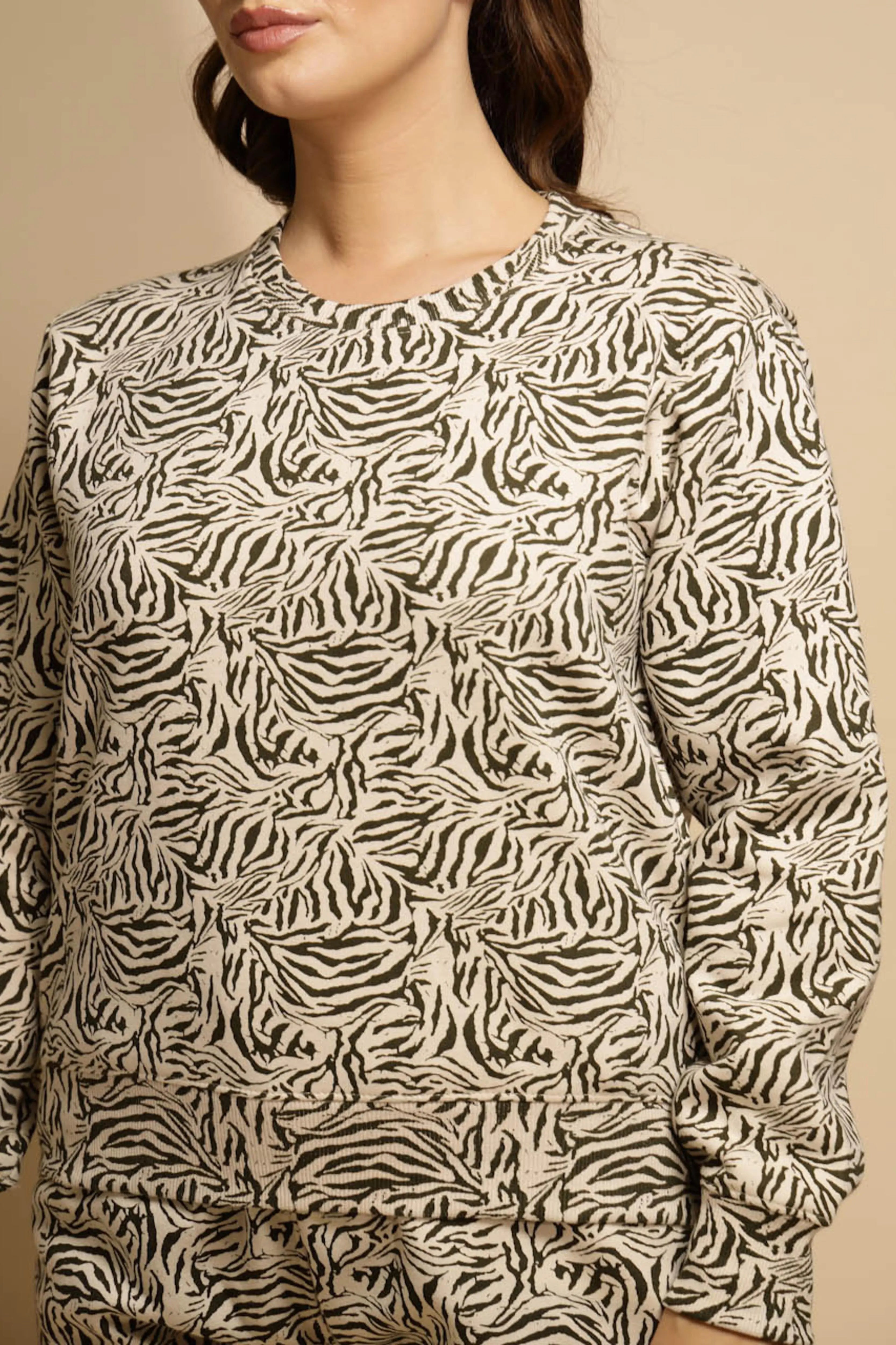 Green Printed Sweatshirt - Global Republic