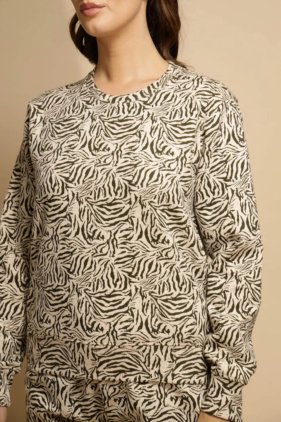 Green Printed Sweatshirt - Global Republic