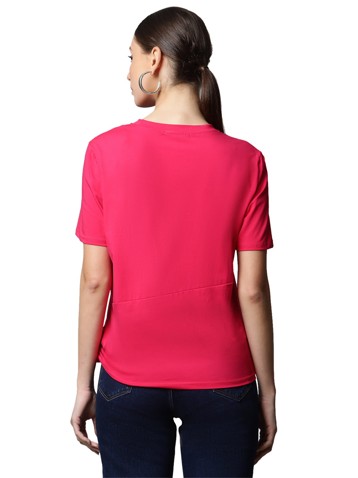 Women Regular Fit Floral Embroidery Top - Global Republic