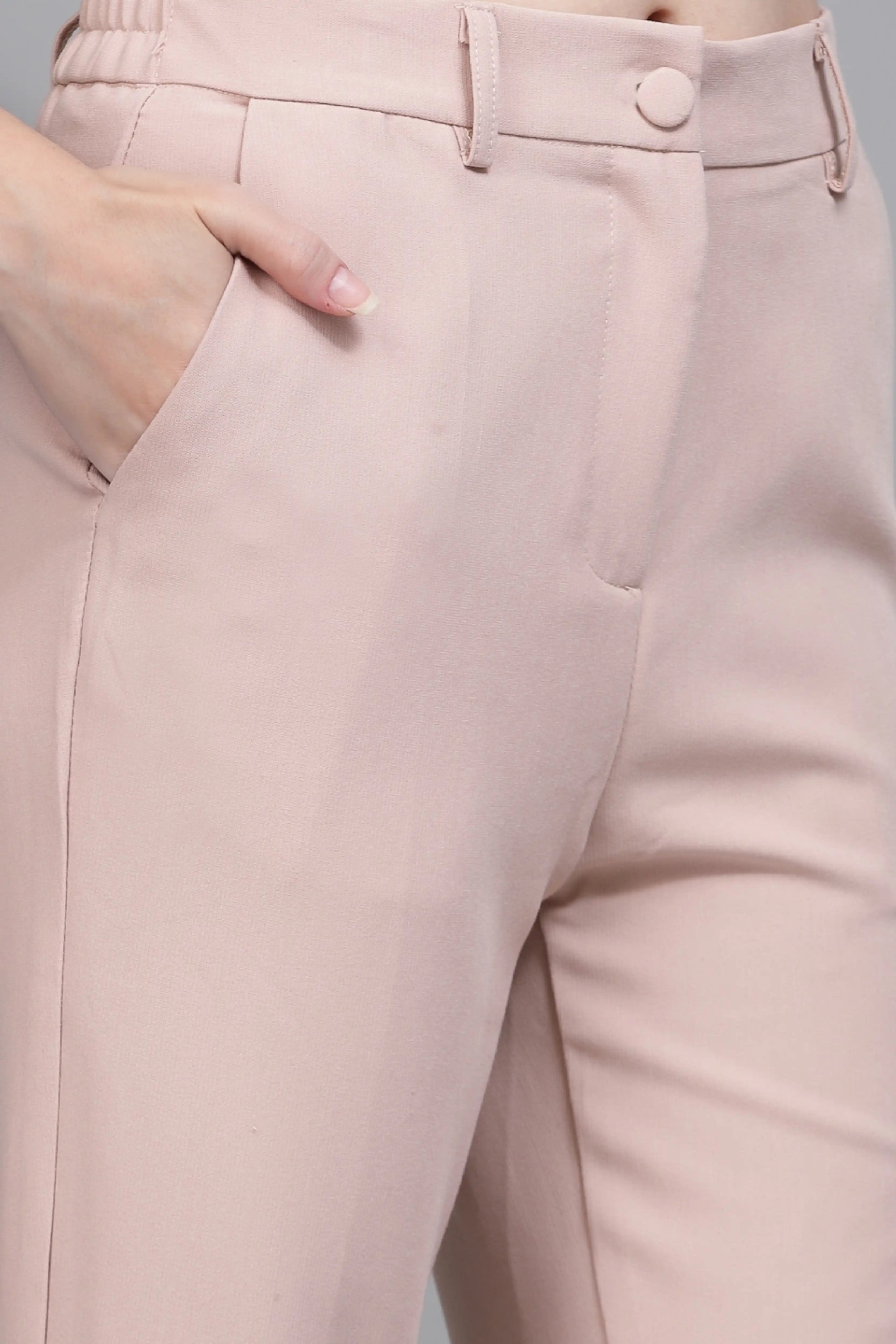 Women Stark Blush Blazer Neck Co-ord Set