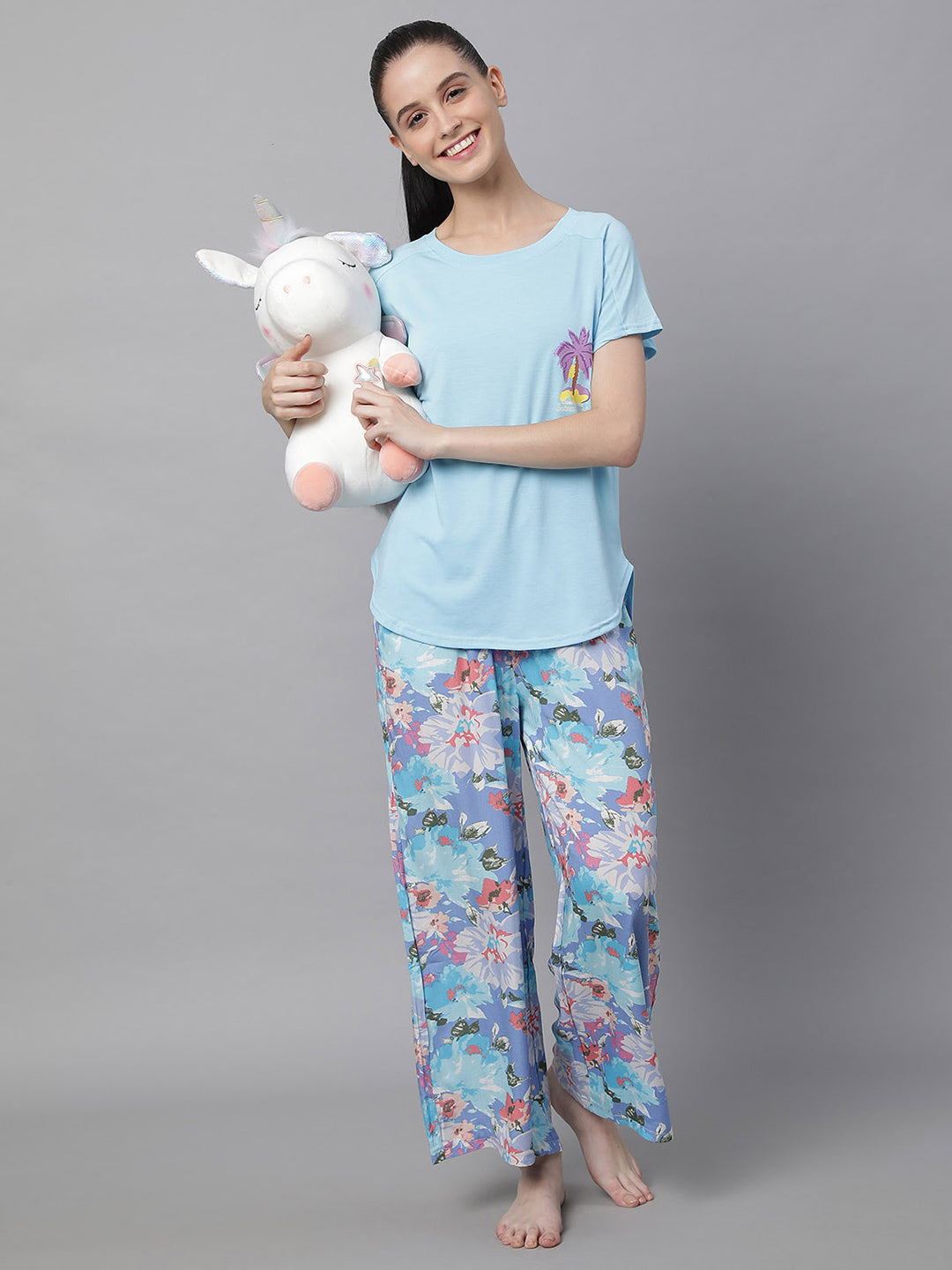 Red Printed Loose Cotton T-Shirt - Global Republic