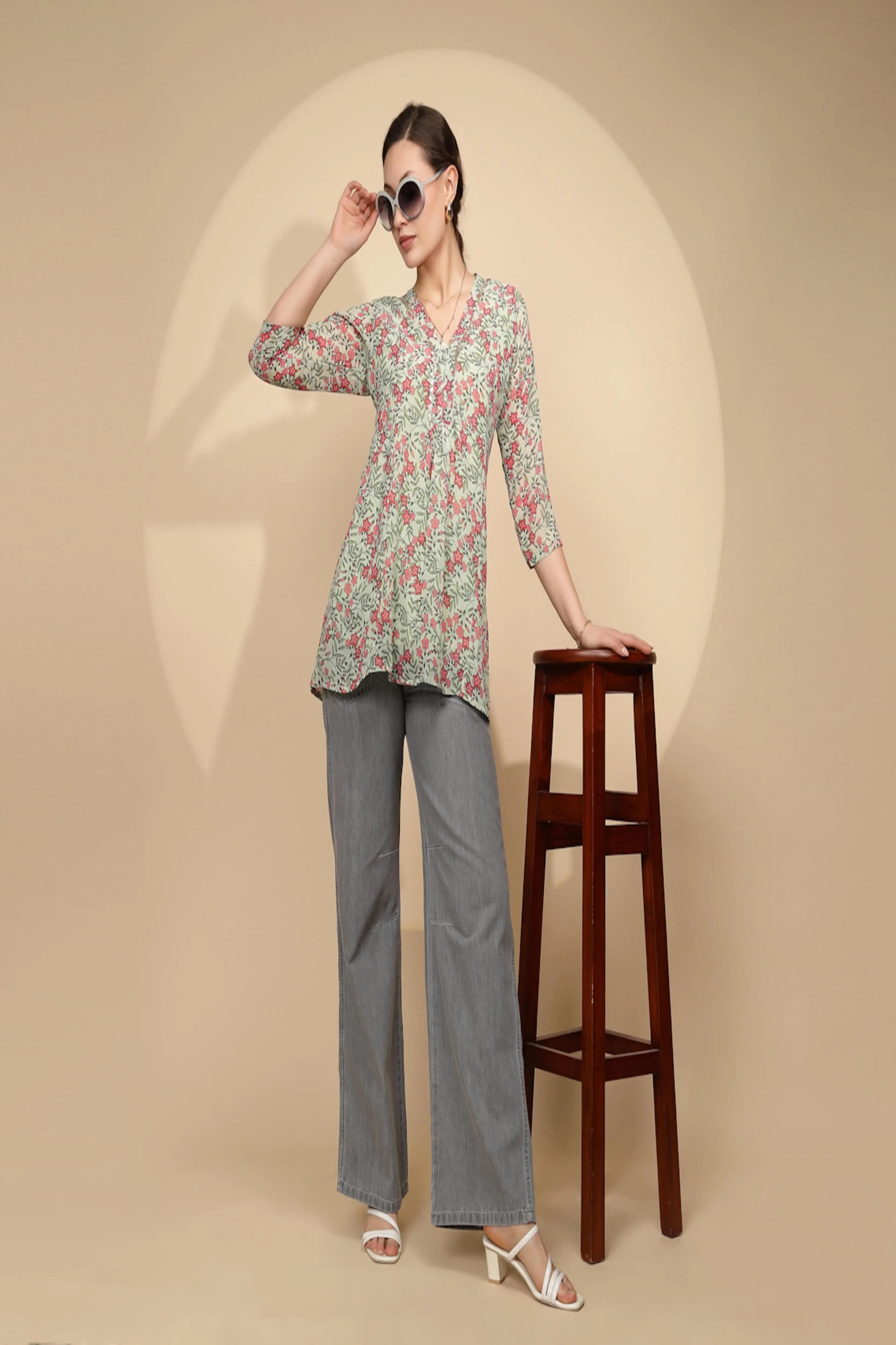 Green Cotton Tunic - Global Republic