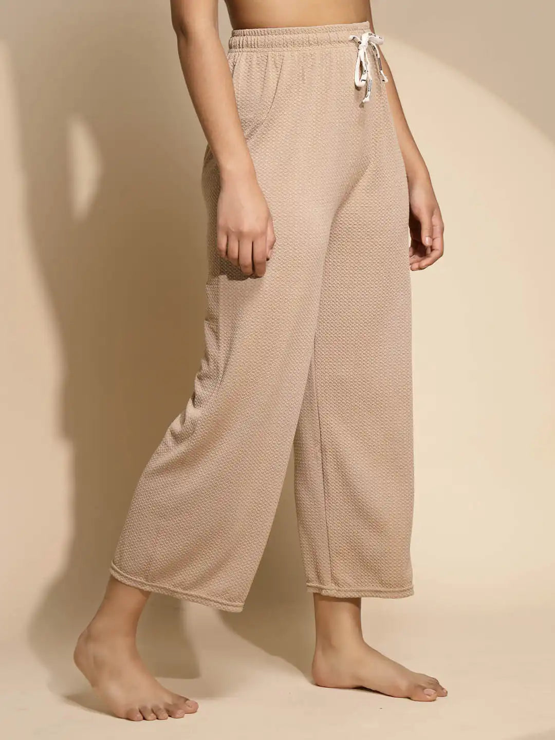 Beige Solid Lower - Global Republic