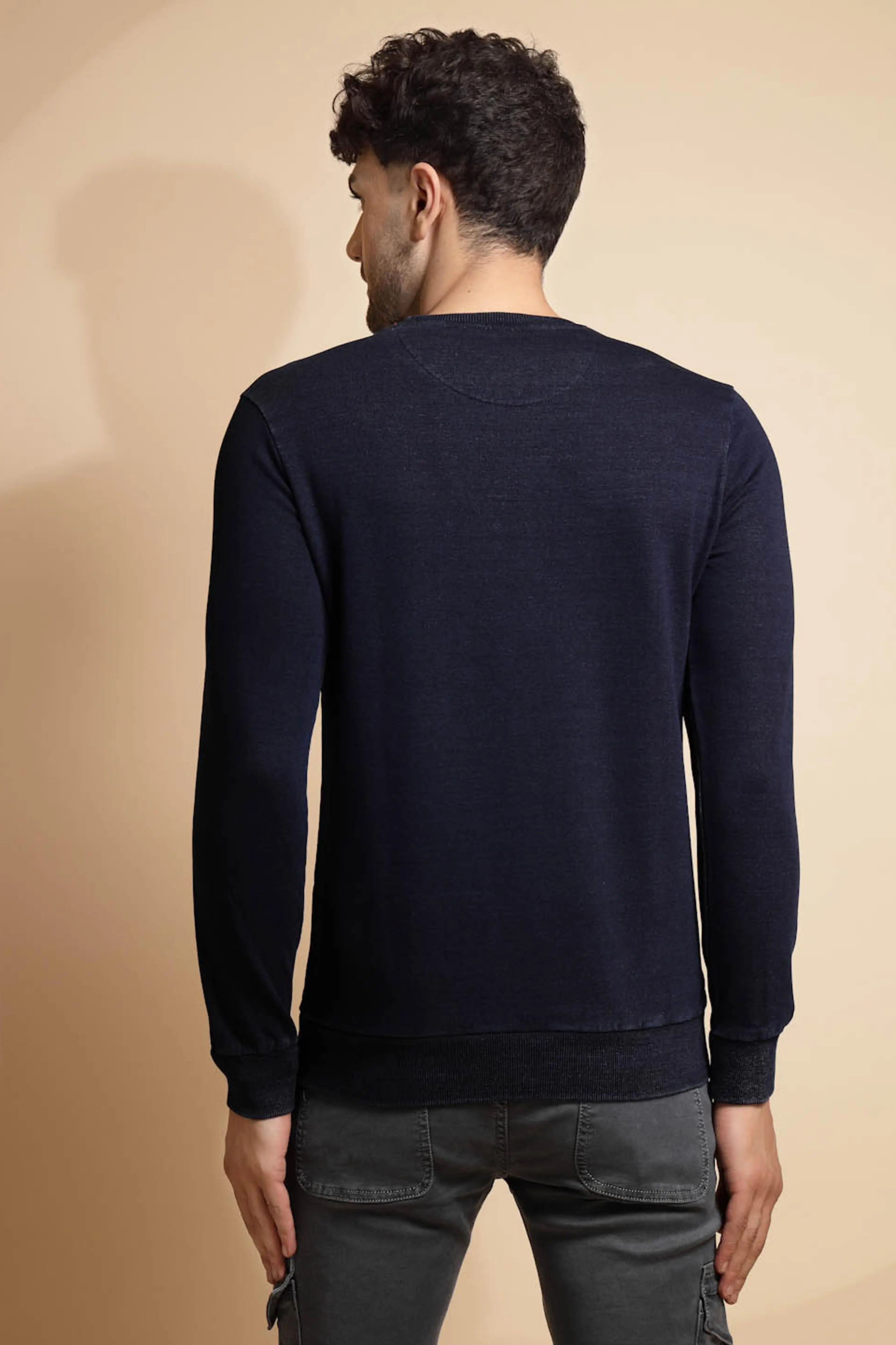 Blue Hosiery Sweatshirt - Global Republic