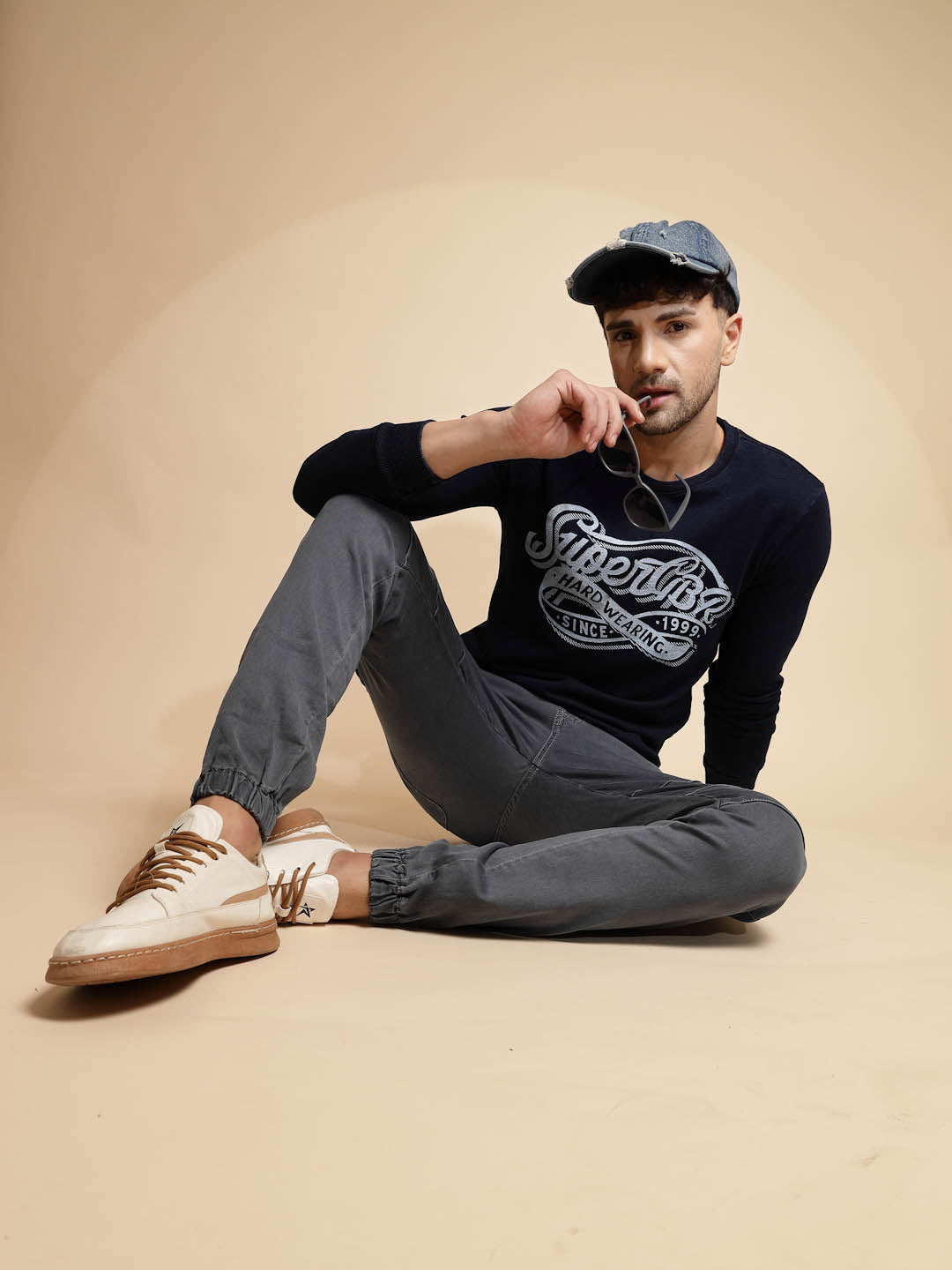 Blue Hosiery Sweatshirt - Global Republic