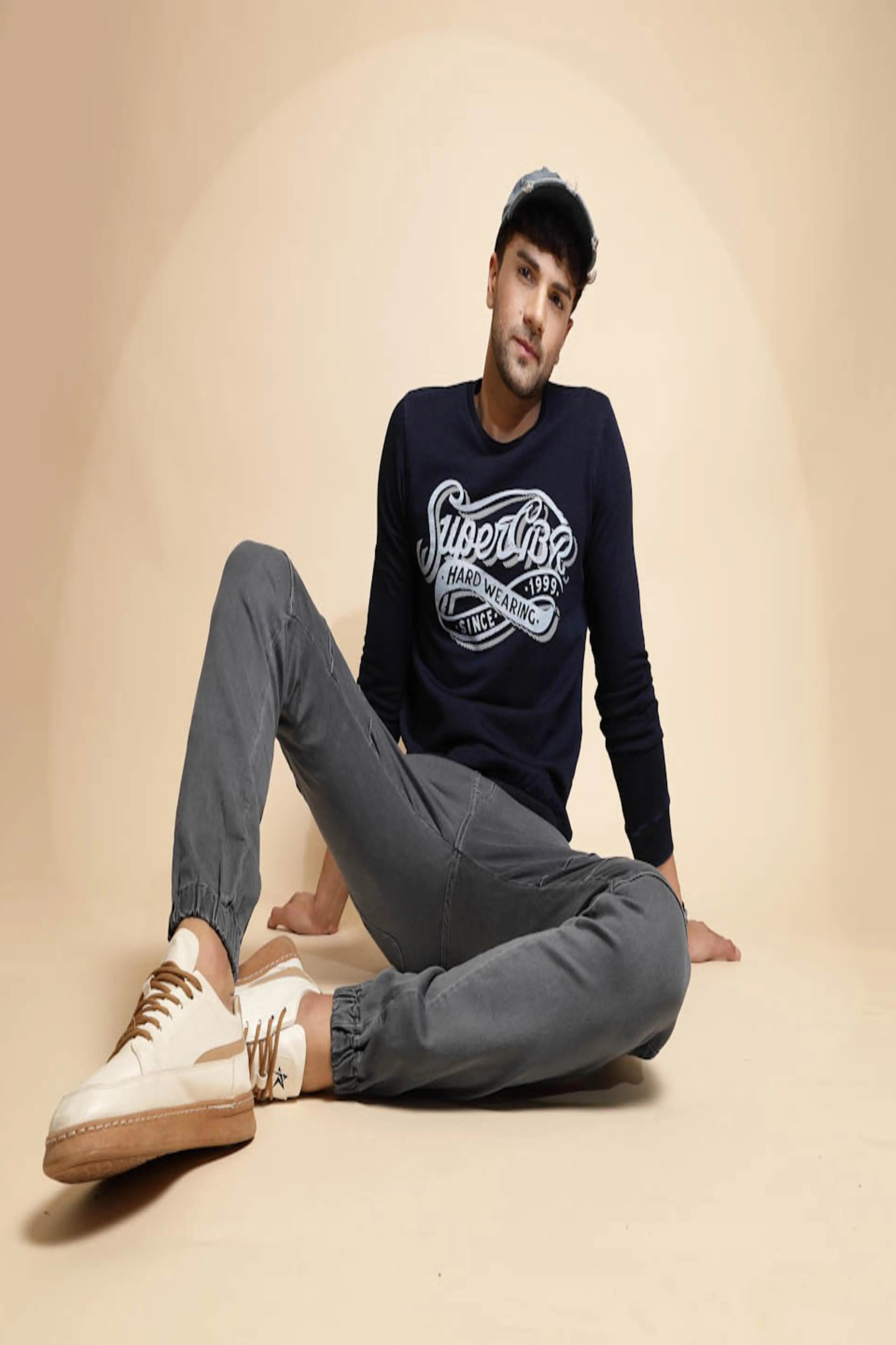 Blue Hosiery Sweatshirt - Global Republic