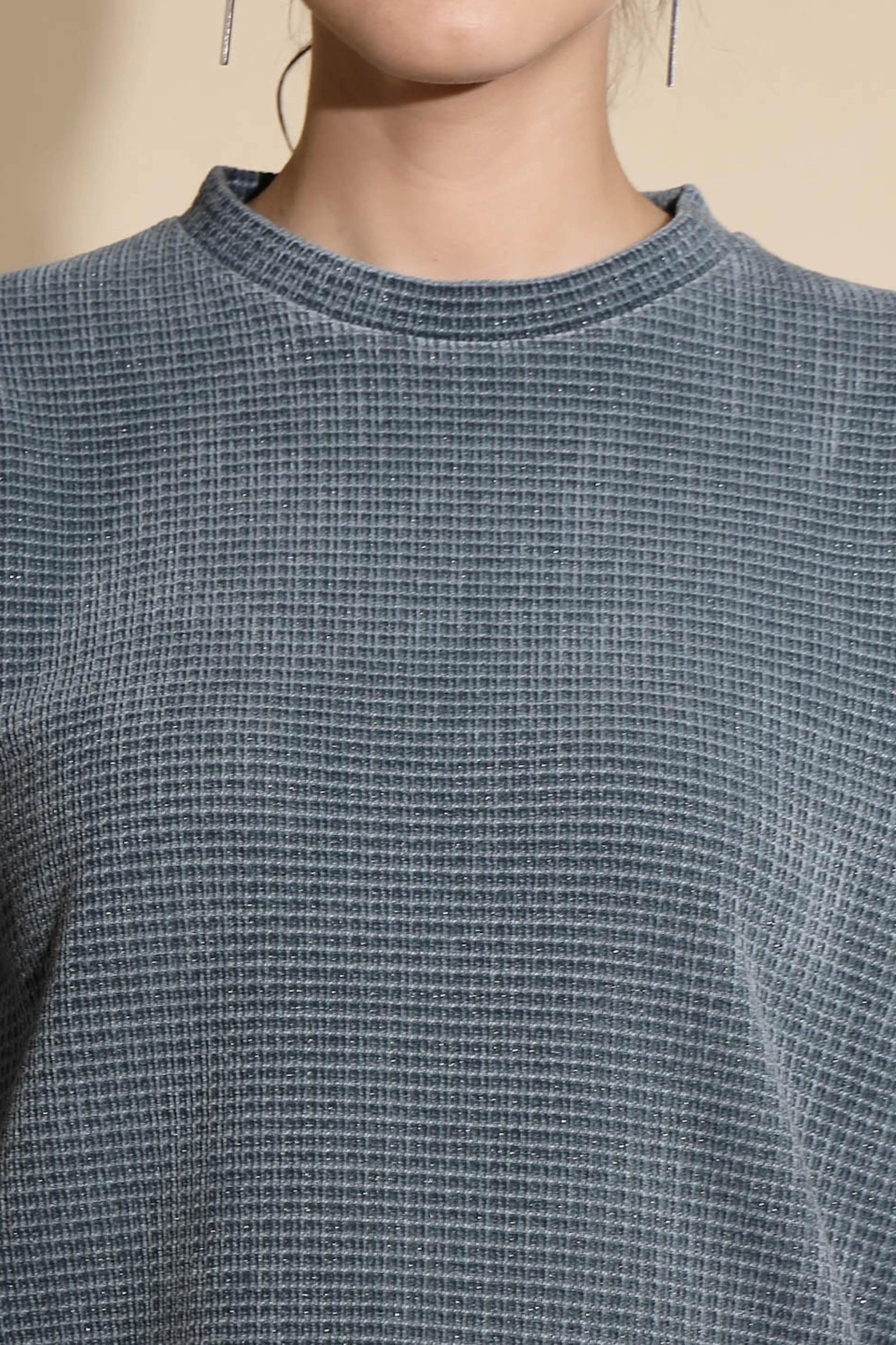 Teal Solid Cotton Blend Co-ord Set - Global Republic