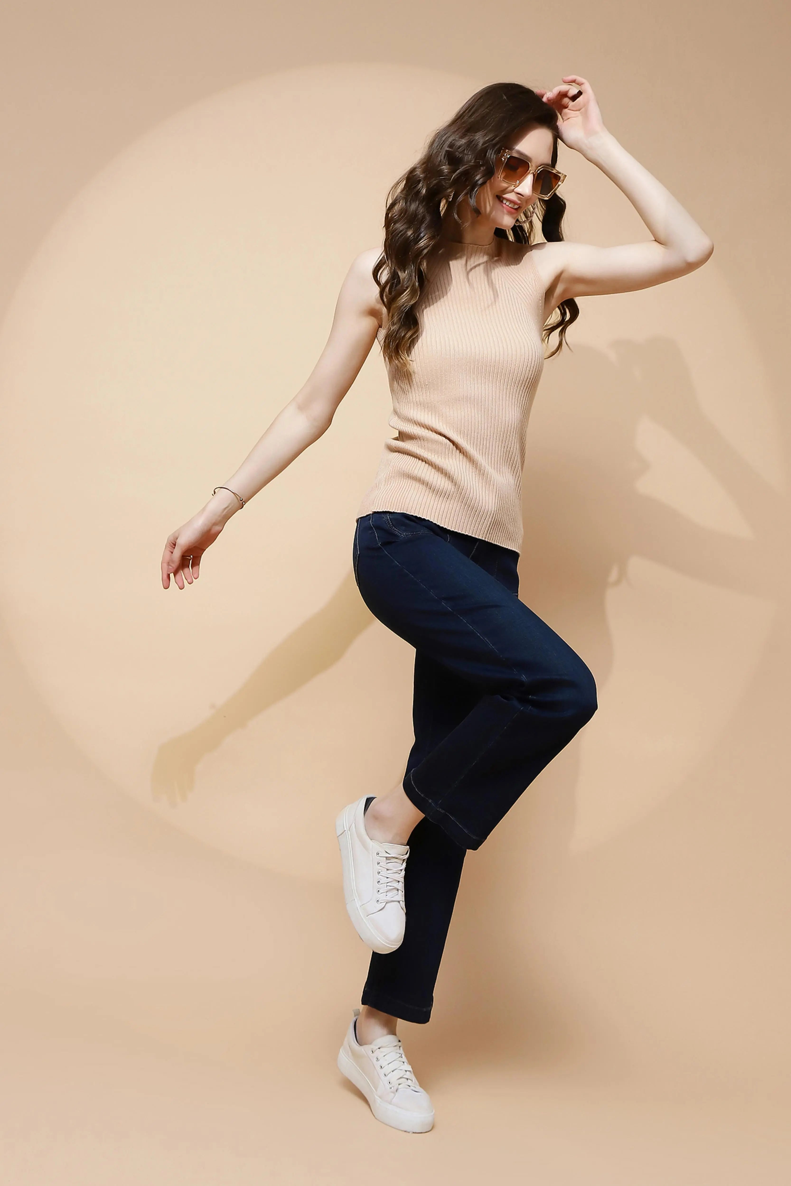 Blue Straight Relaxed Fit Jeans - Global Republic