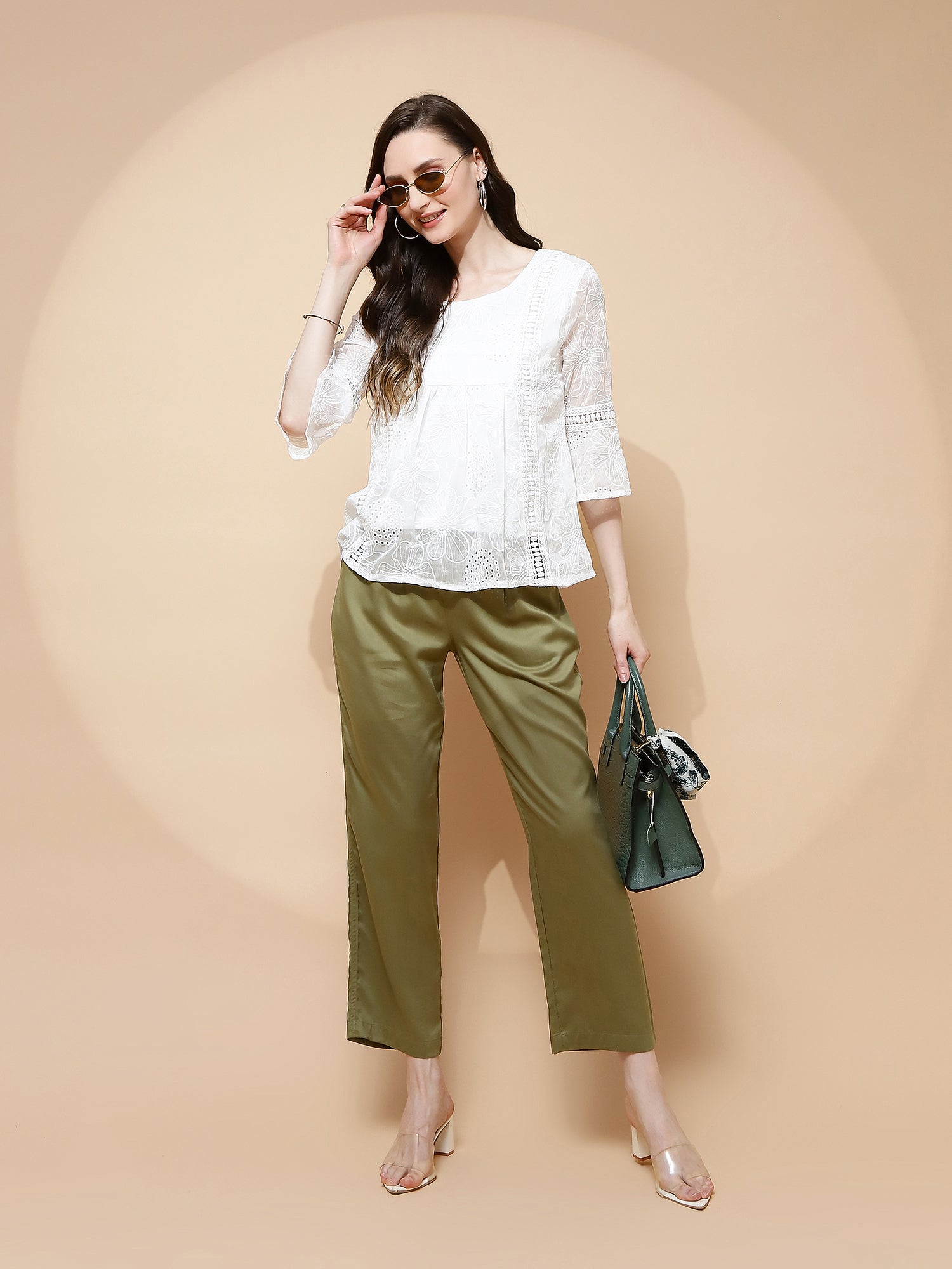 Avocado Rayon Relaxed Fit Lower - Global Republic